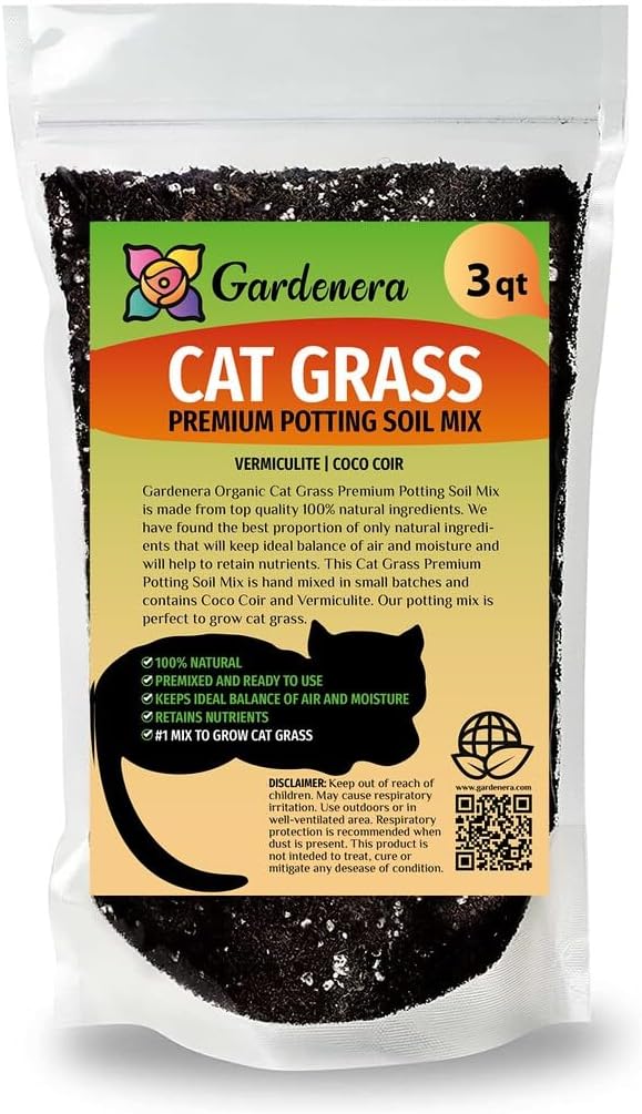 Premium JUST-ADD-Water Potting Soil Mix - Optimal Nutrient-Rich Blend for Thriving and HIGH-Yield Herbal Plants - 3 Quart