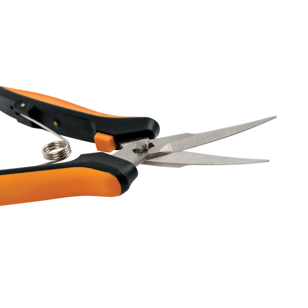 Fiskars 6" Non-Stick Pruning Snips, Resin-Resistant Garden Scissors