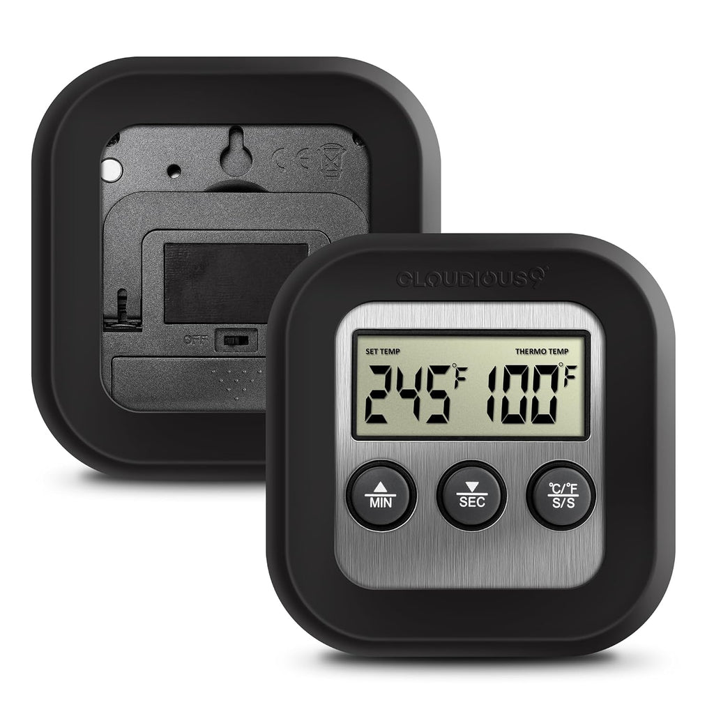 Decarb9 Decarboxylator Box with Digital Thermometer kit for herb decarb decarboxlation infusion in butter, oils, tinctures, infuse like magic