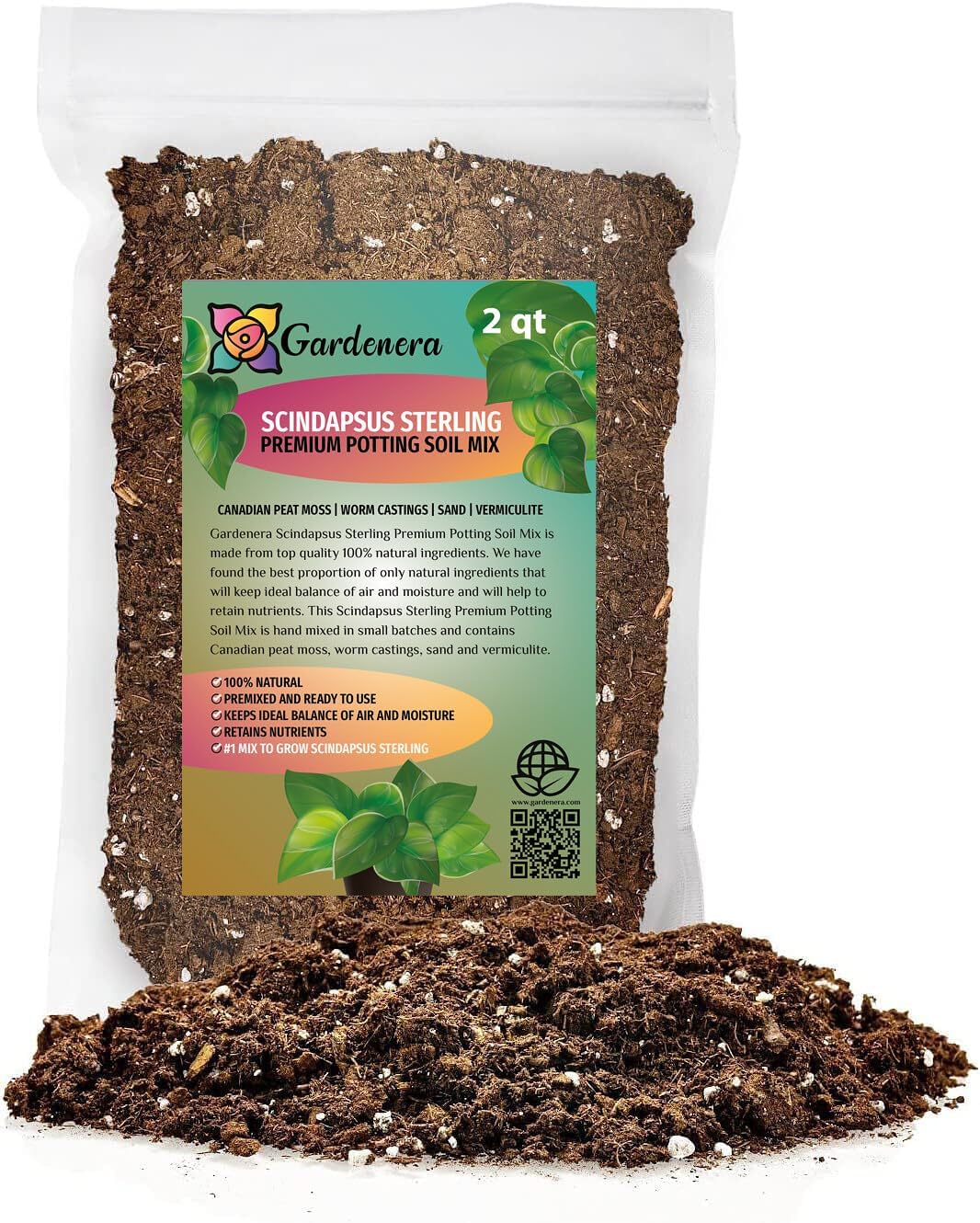 Premium JUST-ADD-Water Potting Soil Mix - Optimal Nutrient-Rich Blend for Thriving and HIGH-Yield Herbal Plants - 3 Quart
