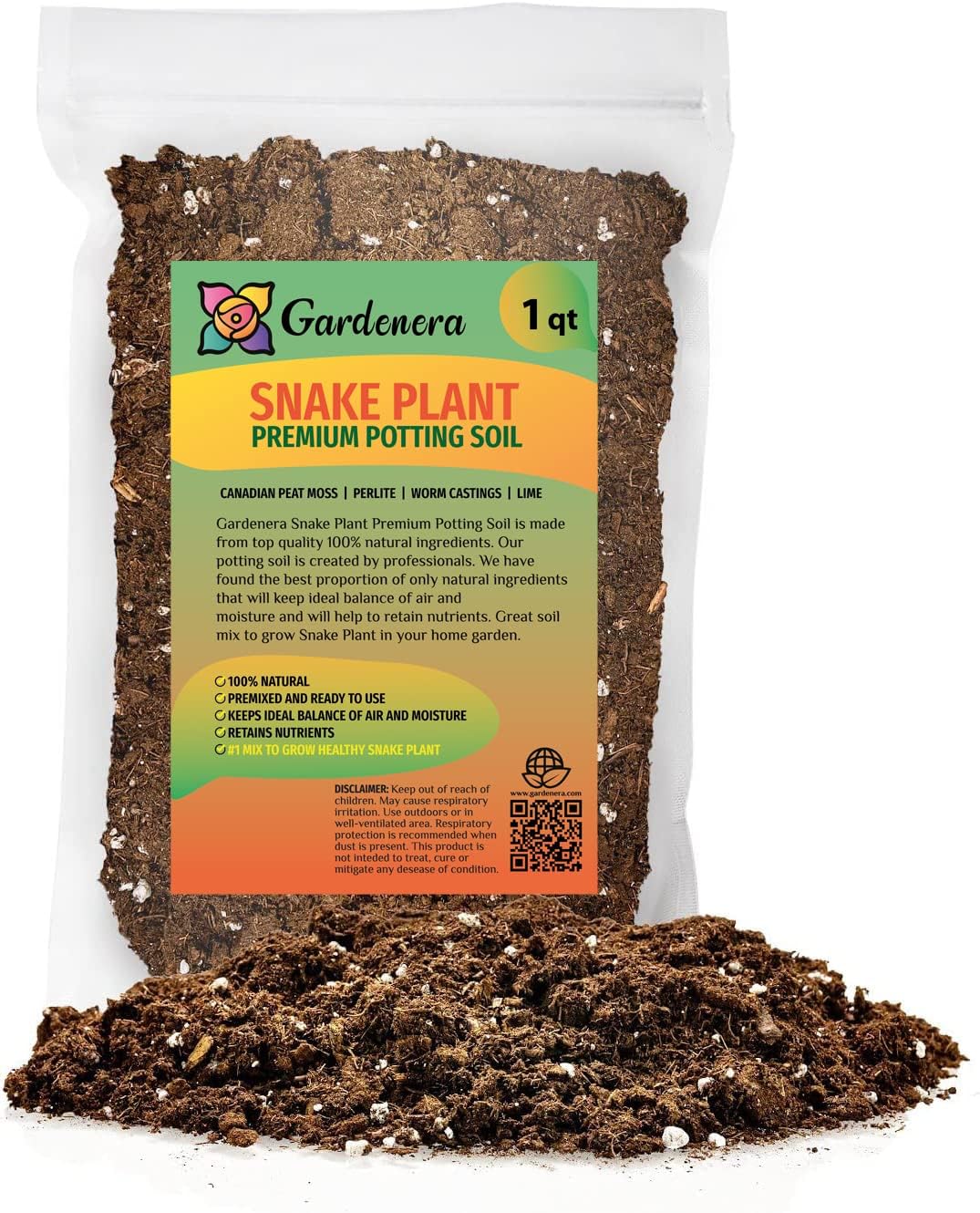 Premium JUST-ADD-Water Potting Soil Mix - Optimal Nutrient-Rich Blend for Thriving and HIGH-Yield Herbal Plants - 3 Quart