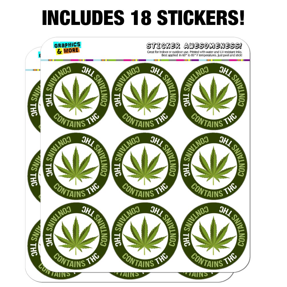 Contains THC Cannabis Marijuana Pot Planner Calendar Scrapbooking Crafting