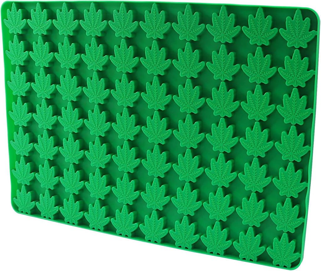 70 Cavity Leaf Silicone Molds | Food Grade, 3D Leaf Design, For Chocolates & Gummies, Cake Decorations, Snacks