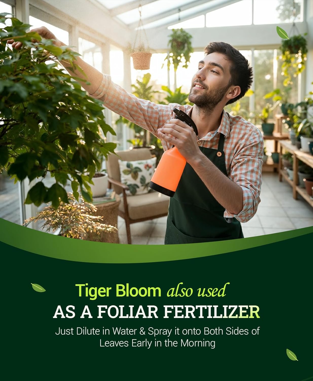 FoxFarm Tiger Bloom Liquid Plant Food - Phosphorus Fertilizer for Buds, Blooms & Flowering - Supports Soil & Hydroponic Systems - High Micronutrient Formula with 2-8-4 Nutrient Ratio - 1 Pint