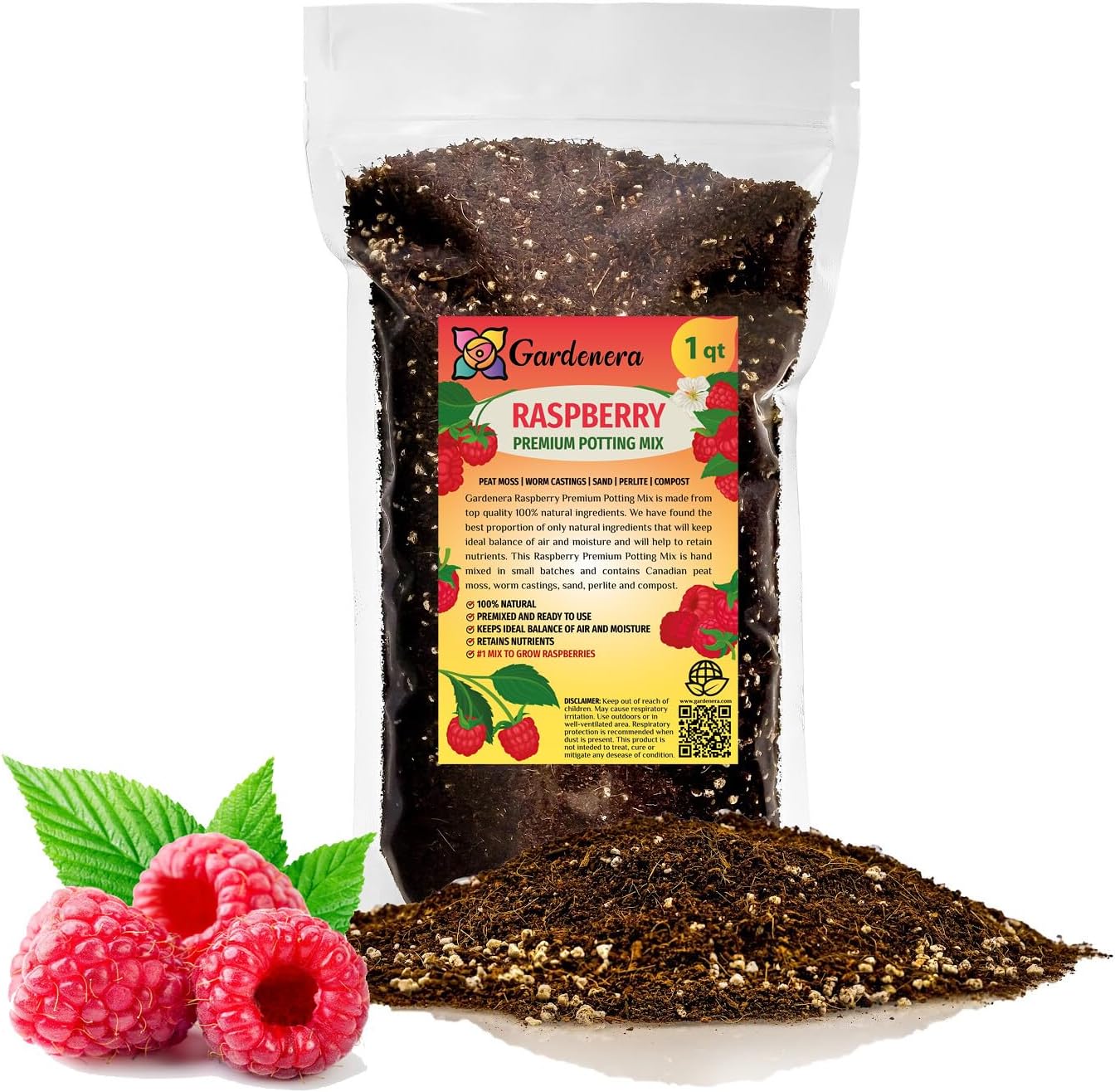 Premium JUST-ADD-Water Potting Soil Mix - Optimal Nutrient-Rich Blend for Thriving and HIGH-Yield Herbal Plants - 3 Quart