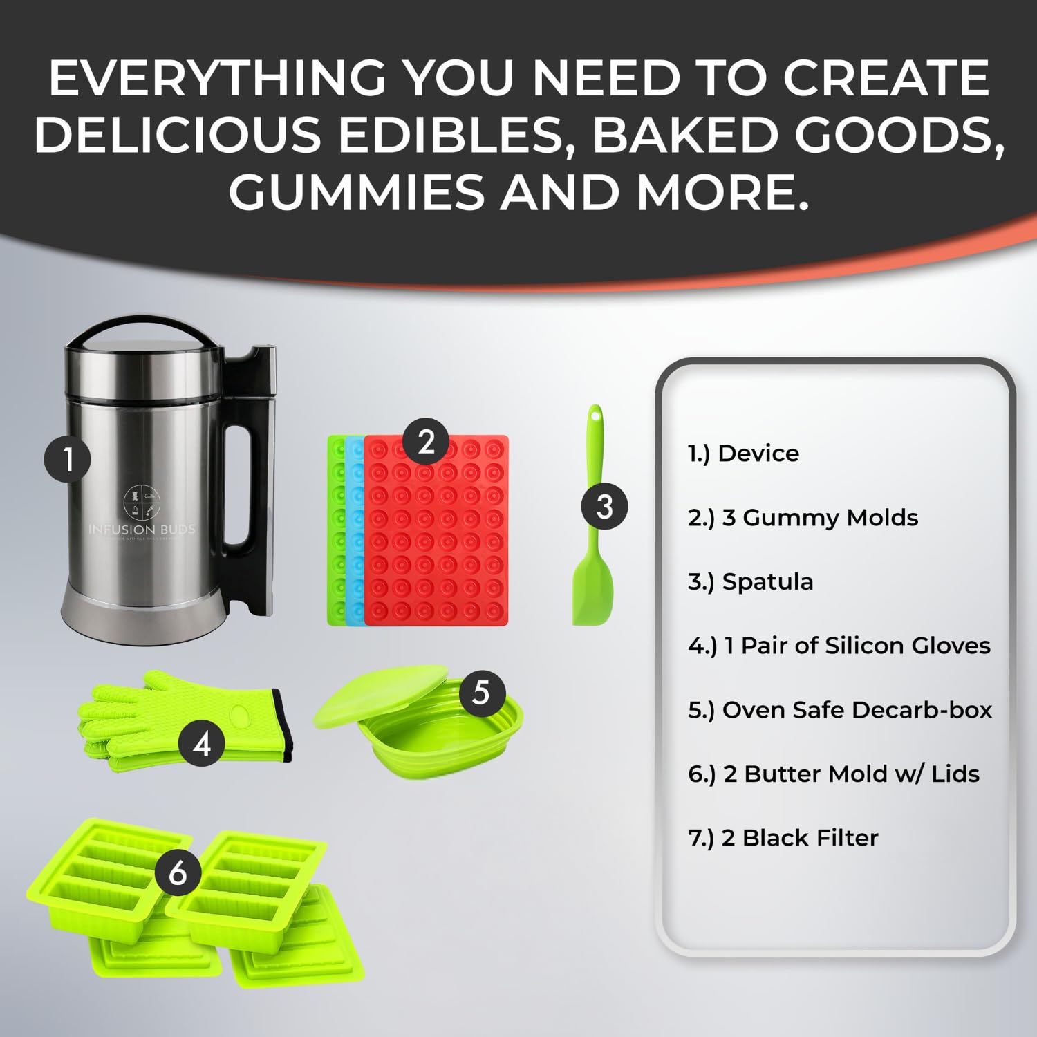 2-in-1 Herb Decarboxylator and Infuser, Oil Infuser & Butter Maker Machine | Magically Decarb Herbs, Infuse Butter Oil and Tinctures, - Complete Kit with Recipe Book & All Accessories, 3 Cups Capacity