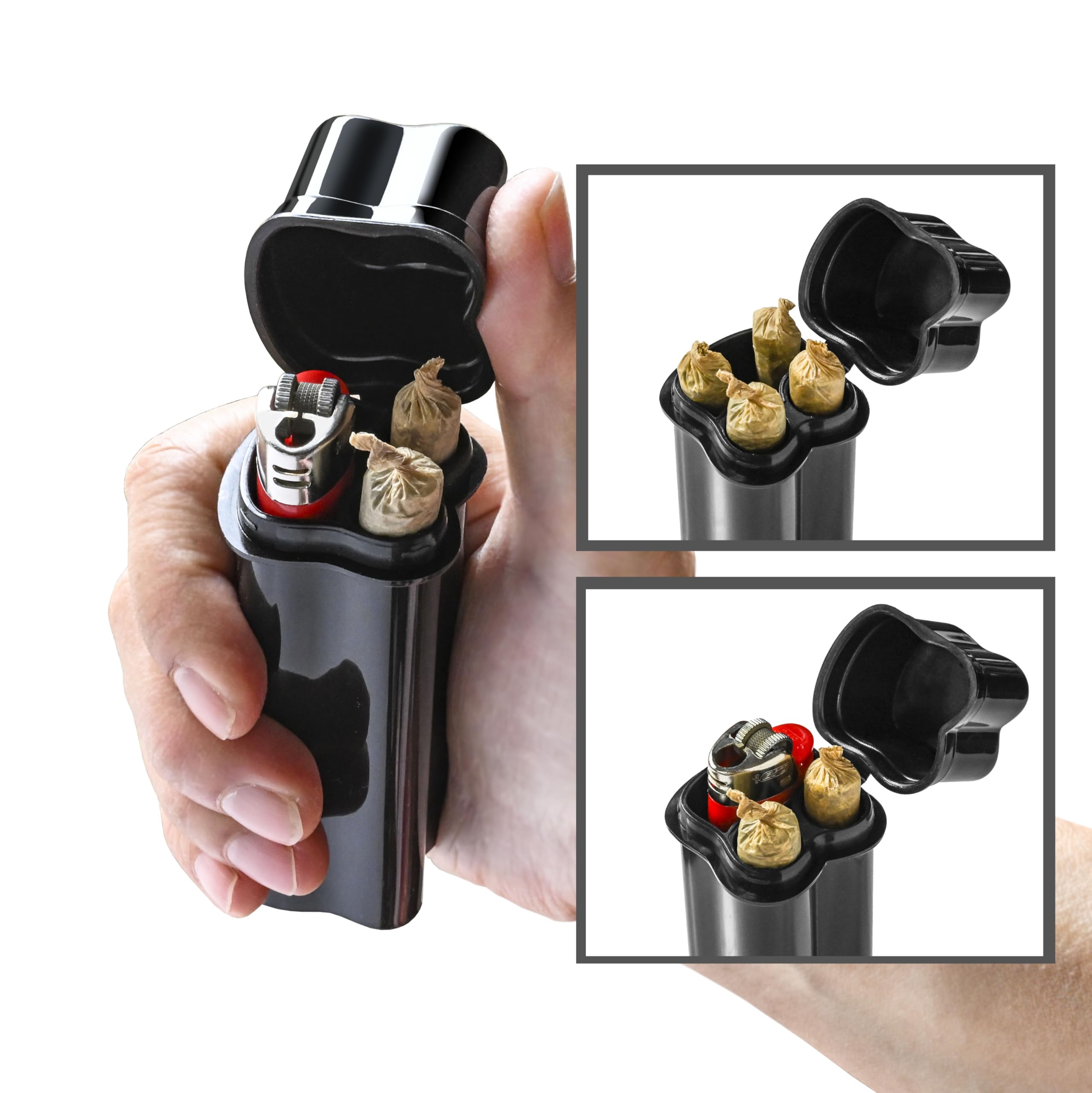 Electric Cigarette/Cone Rolling Machine Set with Manual Sipce Grinder,Automatic Cone Loader with LED Light, Portable Grinder Tobacco Injector Maker for King Size Pre Rolled Cone