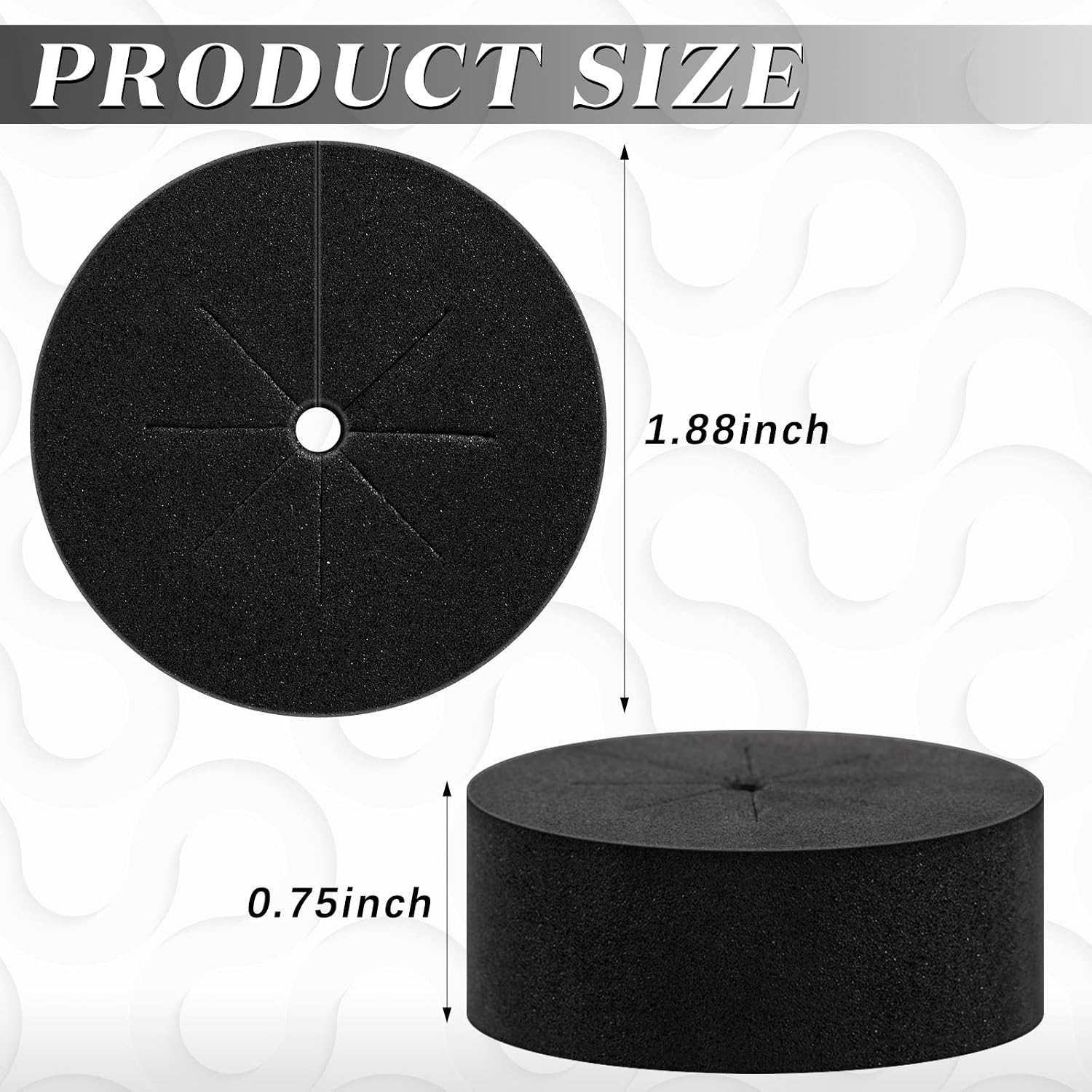 Lallisa 240 Pcs Clone Collars 2 Inch Foam Inserts for Hydroponic Cloning Machines Fits 2" Net Pots Reusable Collars for Hydroponics Plant Germination in DIY Cloner and Clone Machines (Multicolor)