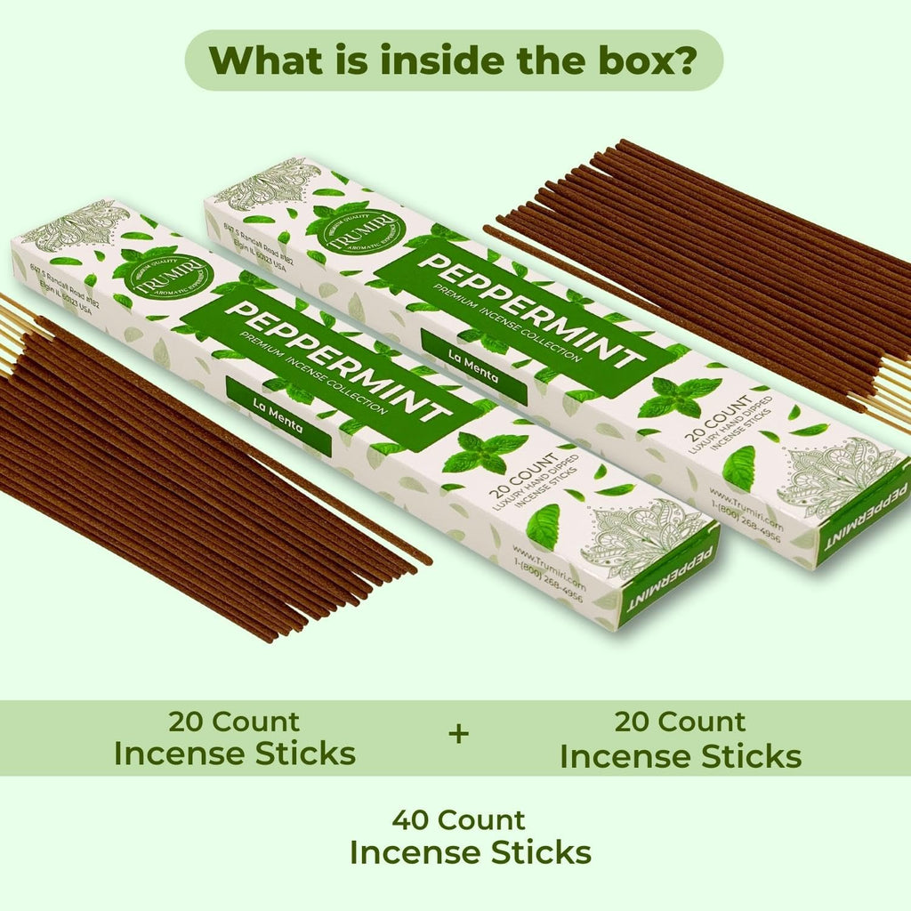 Cannabis Scented Incense Sticks - Total 40 Insence-Sticks - Dual Pack of 20 Insense - Inciensos - Inscents - Natural Non Toxic Ingredients - Incents - Incence - Inscense - Insents