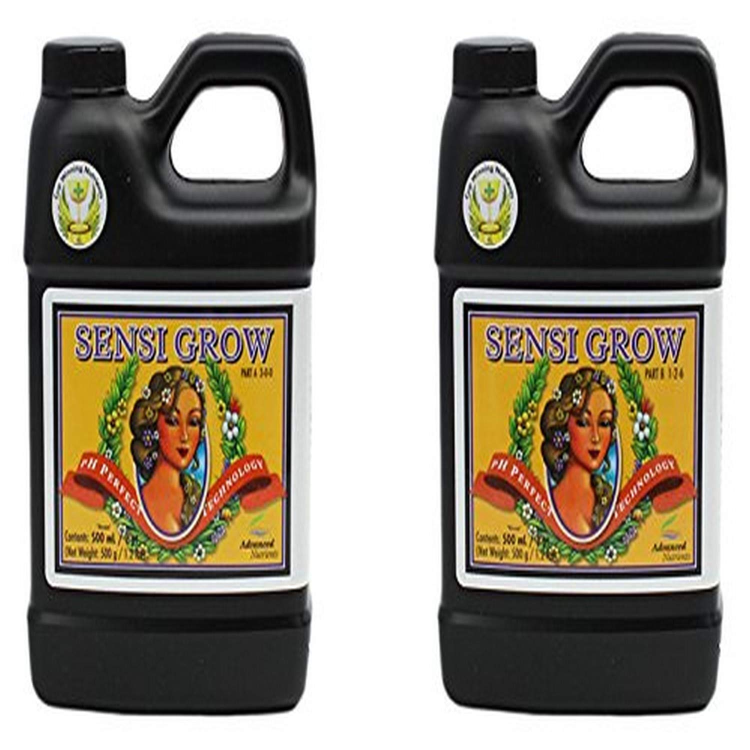 Advanced Nutrients 6201-14AB pH Perfect Sensi Grow Part A+B, 1 Liter, Brown/A