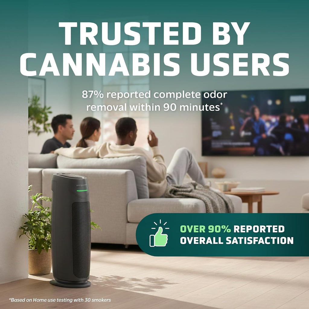 GermGuardian Cannabis Smoke Filter B for Air Purifiers - Air Purifier Replacement Filter - Designed to Capture Scents - Ideal for Home, Kitchen, and Large Bedroom Spaces - FLT420B