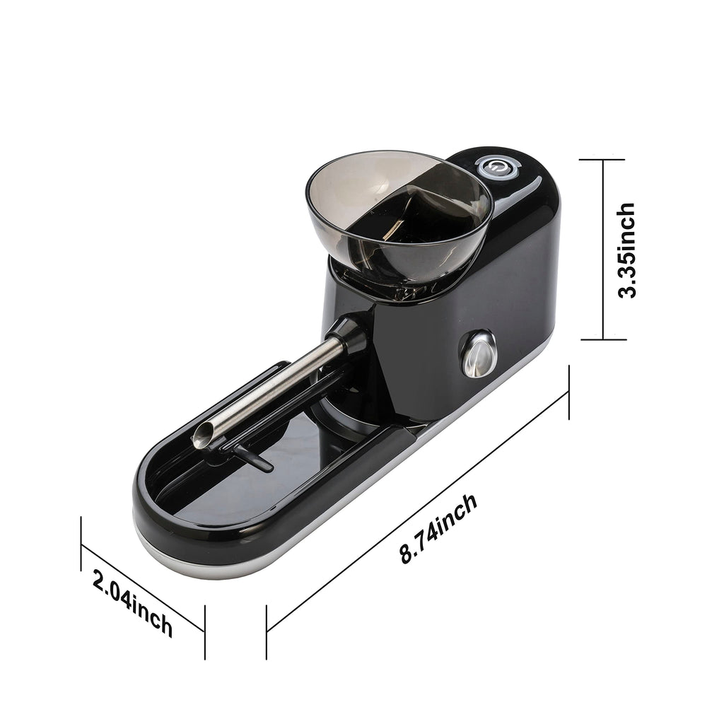 Electric Cigarette/Cone Rolling Machine Set with Manual Sipce Grinder,Automatic Cone Loader with LED Light, Portable Grinder Tobacco Injector Maker for King Size Pre Rolled Cone