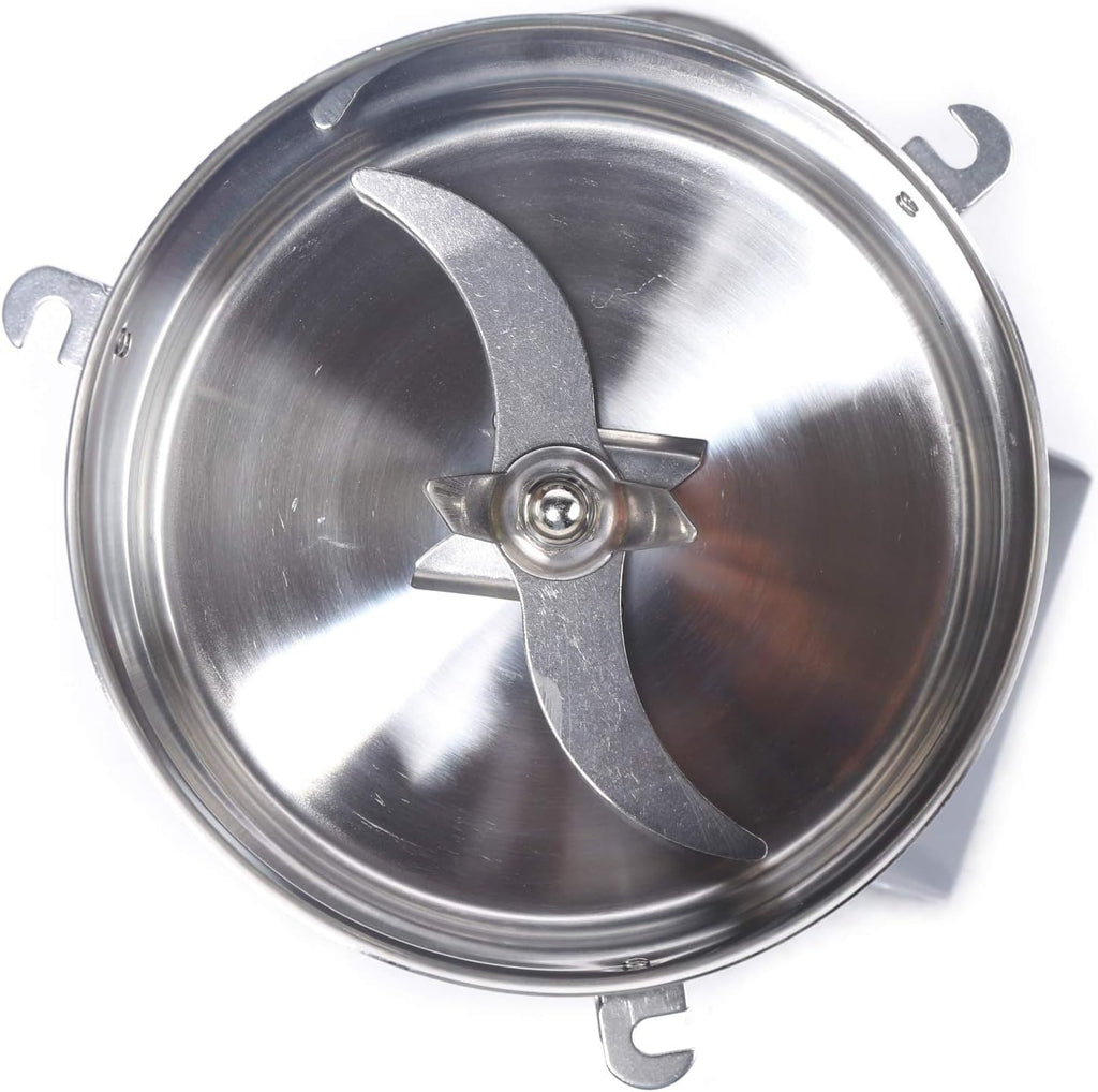 Commercial Electric Grinder, 2000g Electric Herb Grain Spice Grinder Stainless Steel Grinding Machine 270° Swing Type Power Mill Grinder 60-350 Mesh