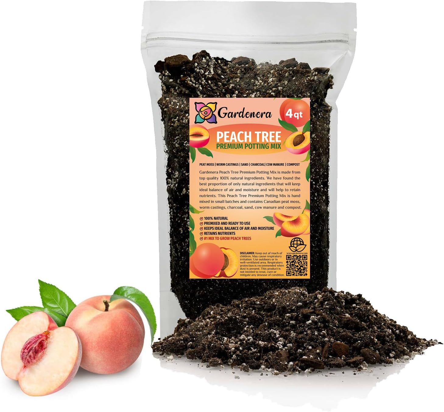 Premium JUST-ADD-Water Potting Soil Mix - Optimal Nutrient-Rich Blend for Thriving and HIGH-Yield Herbal Plants - 3 Quart