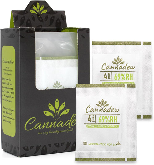 62% RH, 8g (15 Pack) Cannadew Humidity Packs Two-Way Humidity Control Pack - Moisture Absorbers & Hydration Packets for Curing and Storage