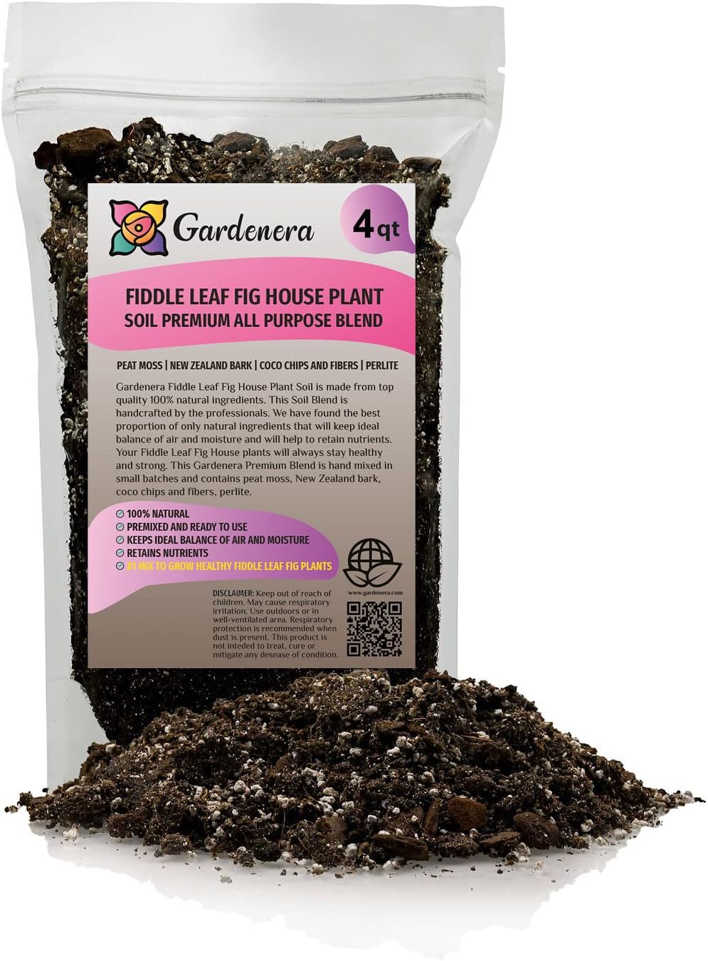 Premium JUST-ADD-Water Potting Soil Mix - Optimal Nutrient-Rich Blend for Thriving and HIGH-Yield Herbal Plants - 3 Quart