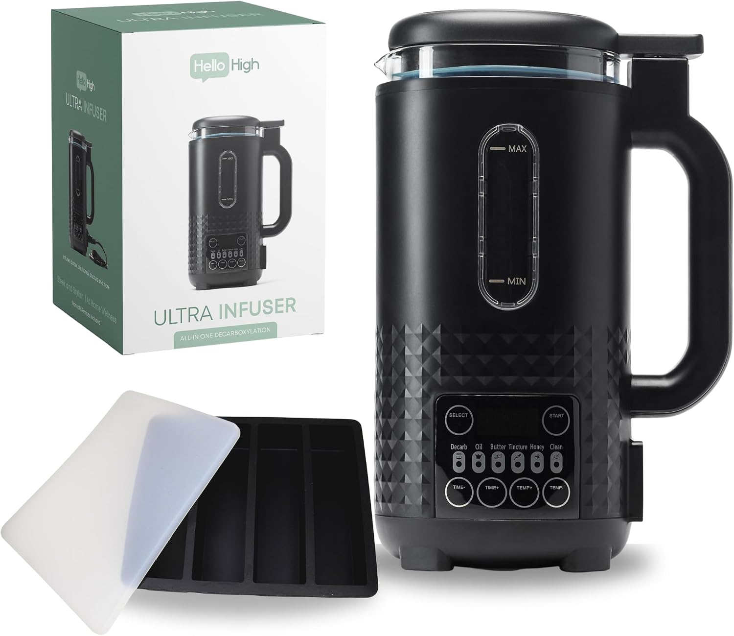 HELLO HIGH Herbal Infusion & Decarboxylator for Butter, Oil & Tinctures