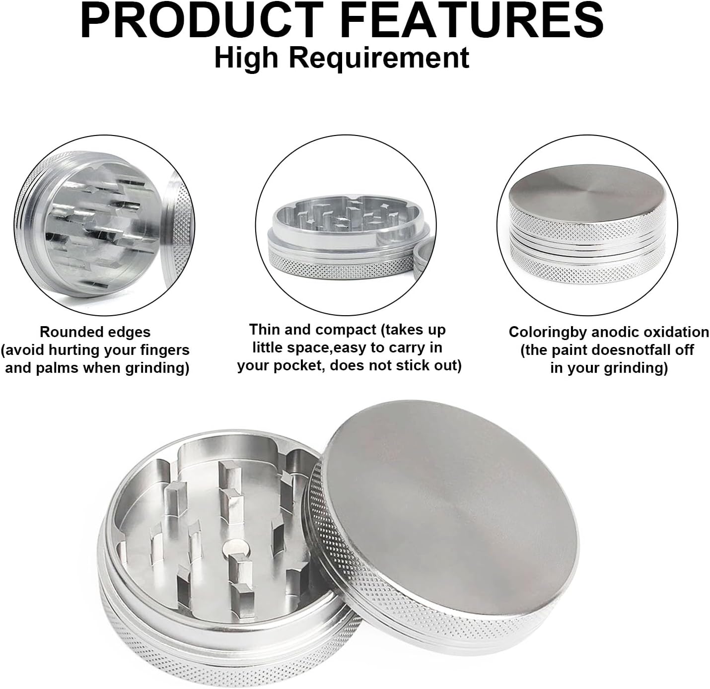 Electric Rolling Machine Set with Manual Herb Grinder and Pre-Roll Holder Case - Grind, Pack King Size Cones
