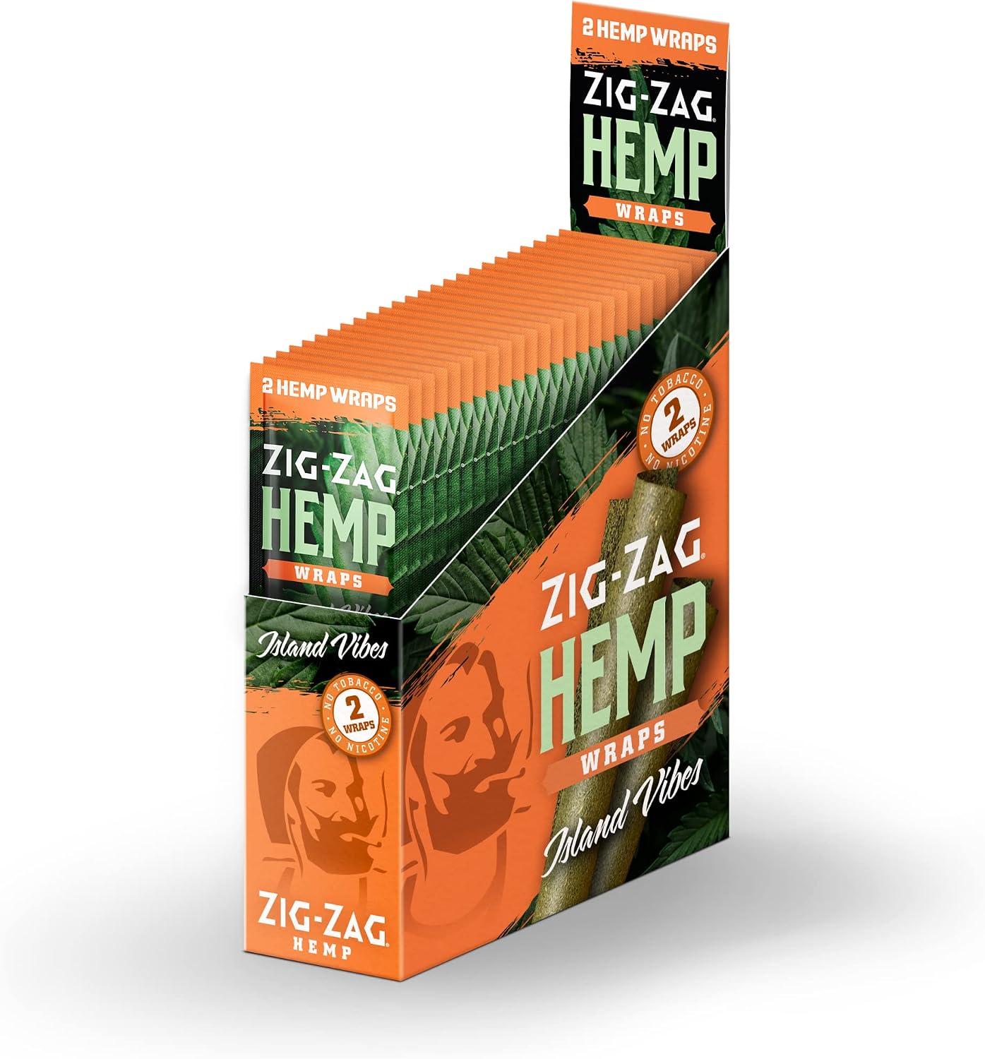 ZIG-ZAG Hemp Wraps, Summer Slice, 25-Pack
