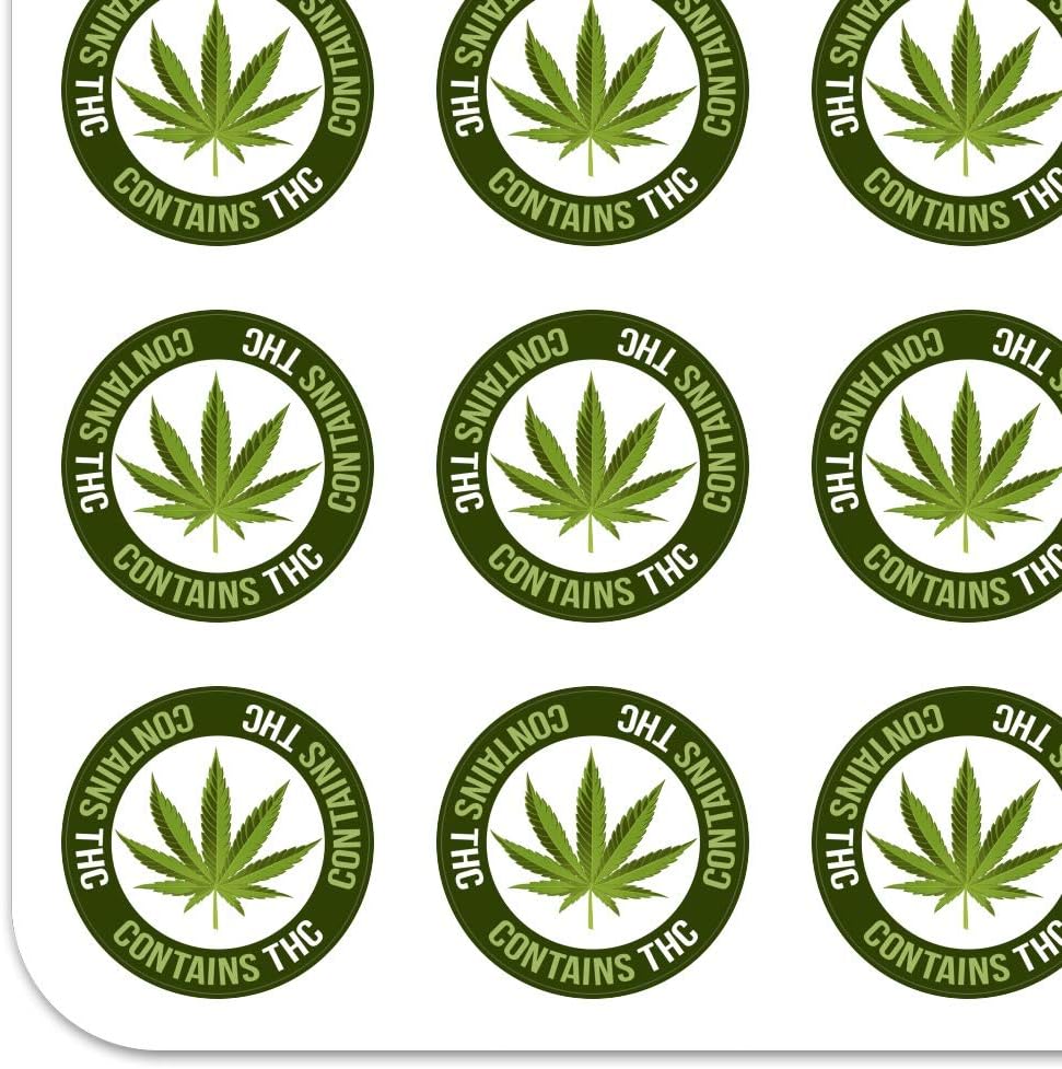Contains THC Cannabis Marijuana Pot Planner Calendar Scrapbooking Crafting