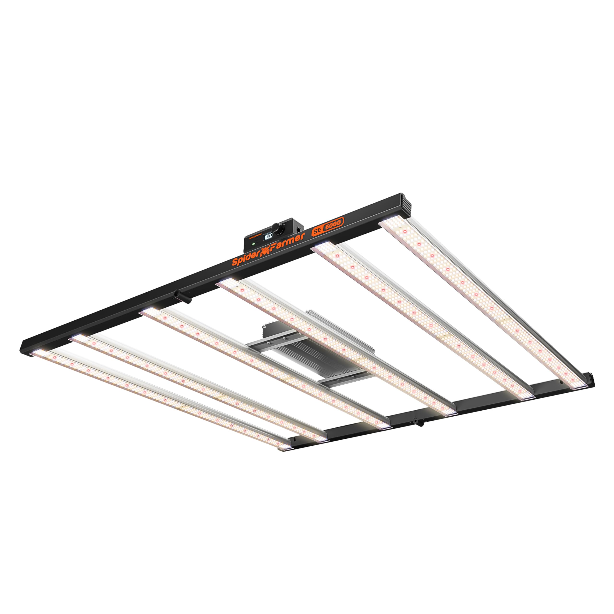 Spider Farmer SE4500 LED Grow Lights 320W, App Controlled & Osram Red | Dimmable Full Spectrum Bar Style Lamp with Osram Hyper Red, Fits 2x4 Grow Tent for Seedling Veg Flowering Indoor Plants