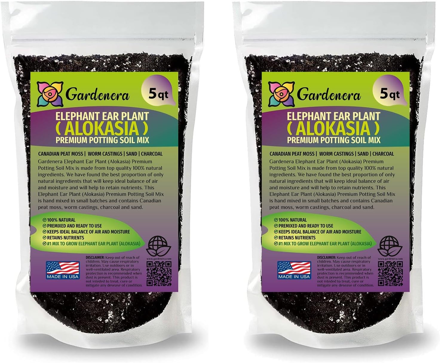 Premium JUST-ADD-Water Potting Soil Mix - Optimal Nutrient-Rich Blend for Thriving and HIGH-Yield Herbal Plants - 3 Quart