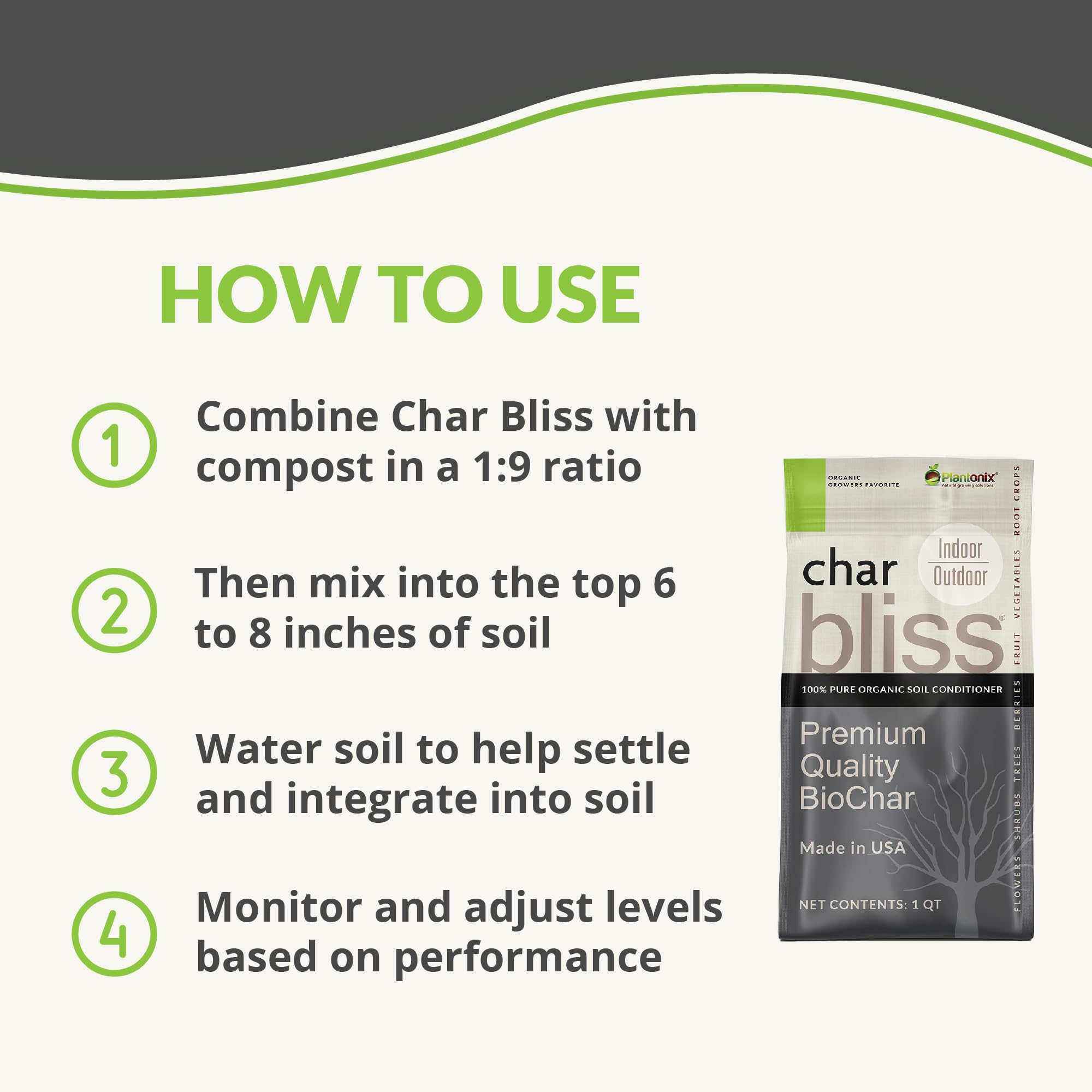 Coco Bliss (10lbs) - Organic Coco Coir for Plants - OMRI-Listed Coco Coir Brick for Garden Soil & Potting Mixes - Coconut Fiber Substrate Mixes with Potting Soil for Indoor Plants & Outdoor Plants