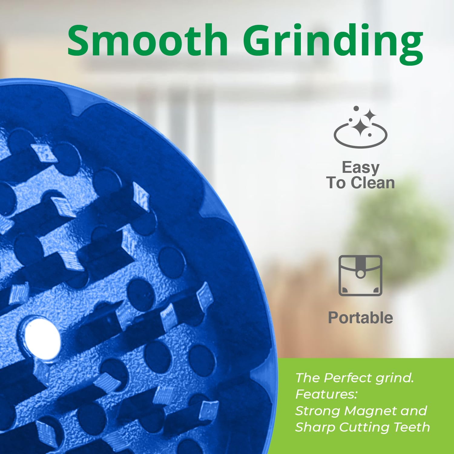 2.5" Manual Grinder (Silver)