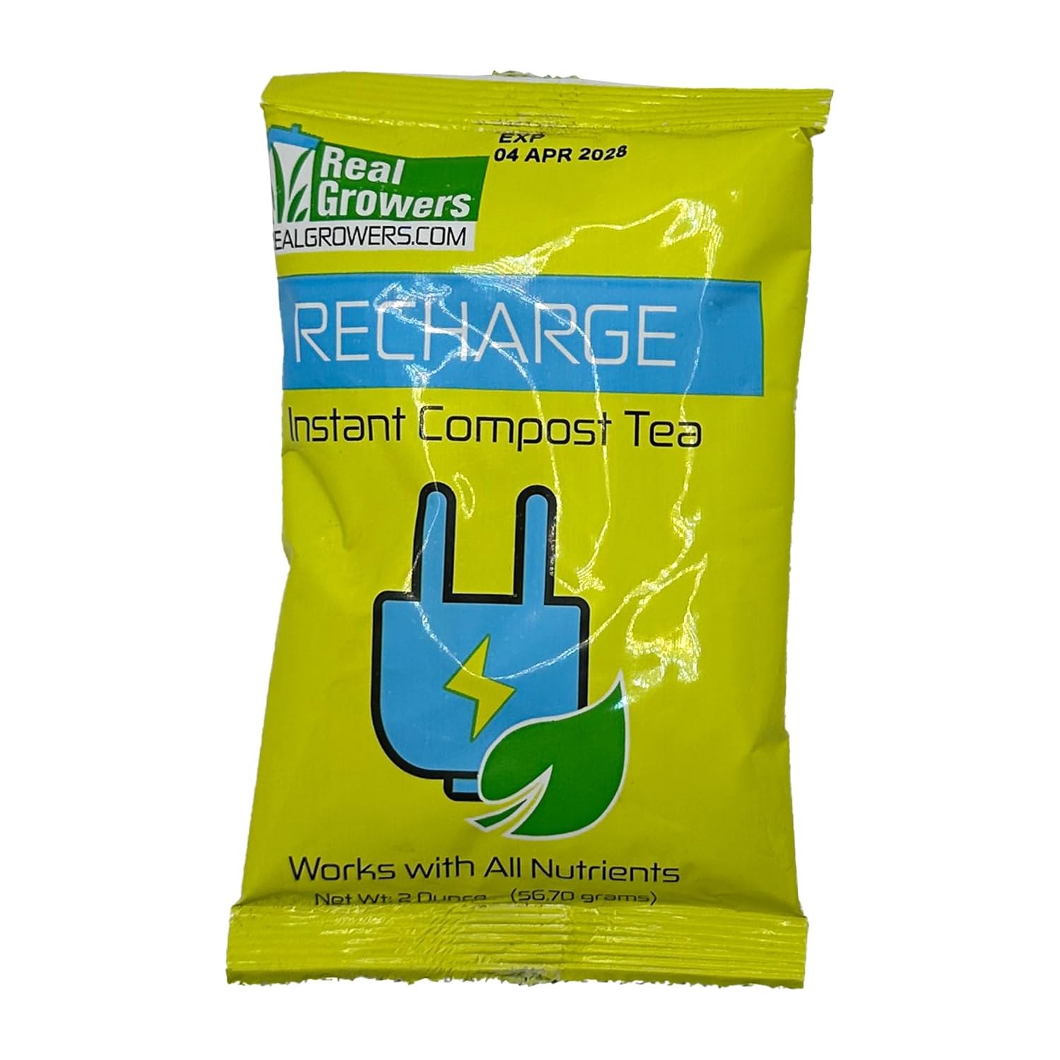 Real Growers Recharge 2 oz – Explosive Root Growth with Mycorrhizae for Living Soil & Coco Coir