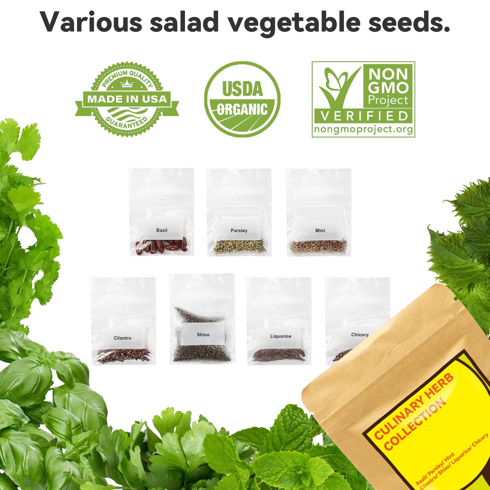 inbloom 12-Pod Pepper Seed Pod Kit for AeroGarden, iDOO, Ahopegarden Hydroponic Growing System, Include Cucumber, Red&Golden Tomato, Red Chili Pepper, Green&Yellow Pepper, Purple Pepper, 400+ Seeds