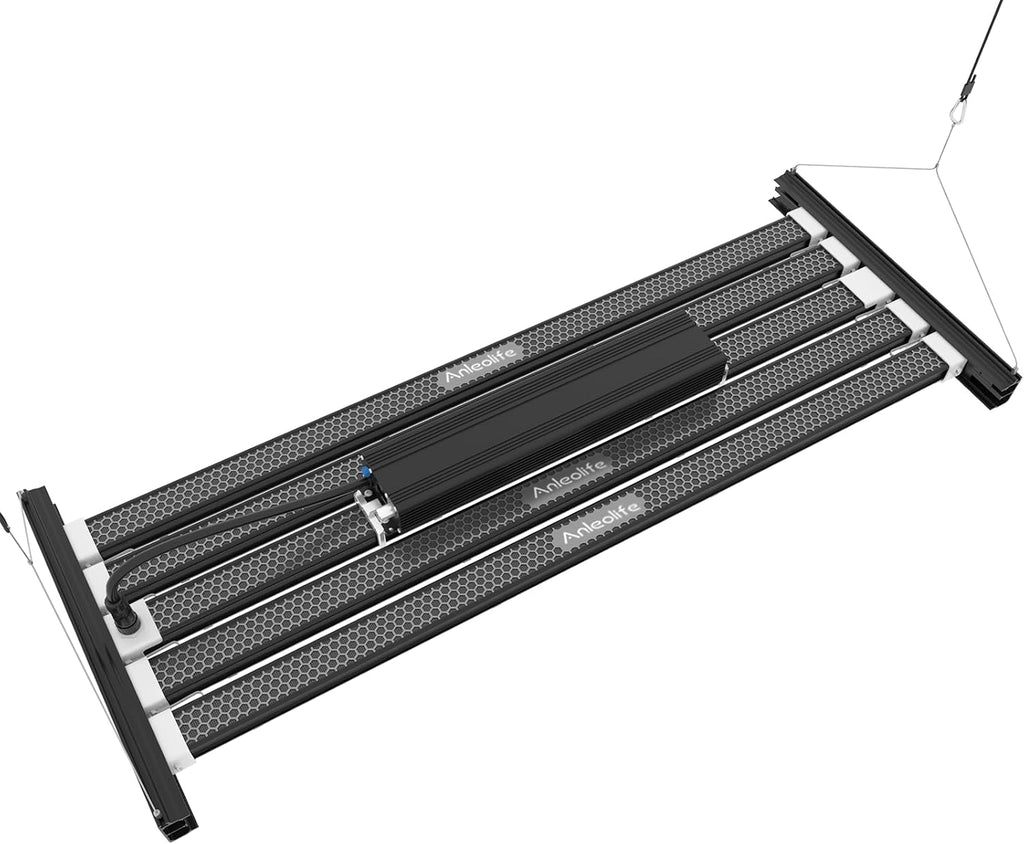 Stretchable LED Grow Lights with LM301H EVO Diodes 730W Full Spectrum Dimmable Daisy Chain 5x5ft Coverage Bar Style Commercial Growing Lamp for Greenhouses Plants