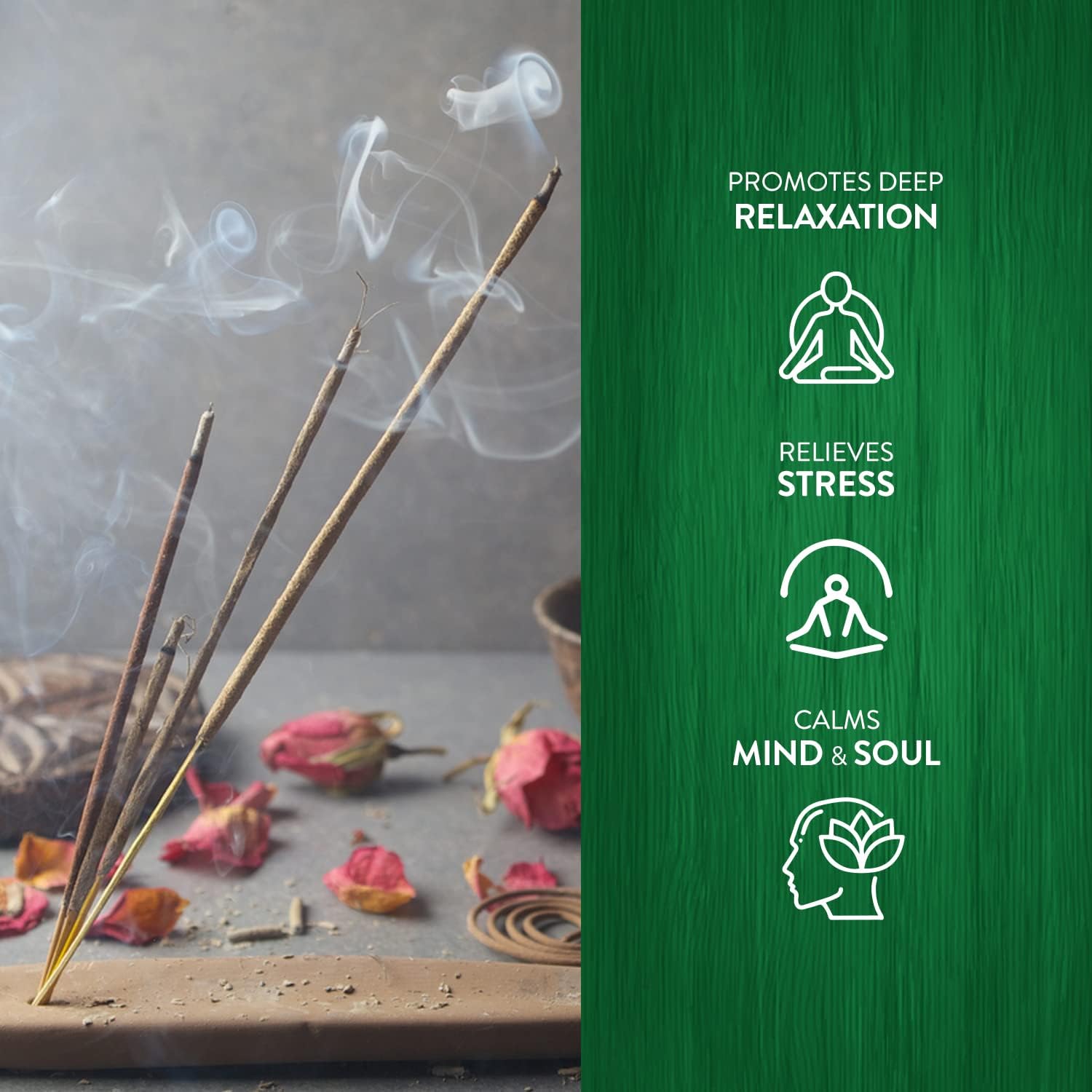 Hem Cannabis Incense Sticks (120 Sticks, 6 Boxes Inside) - 9 Inches Long, 20g per Box - |Perfect for Meditation, Rituals | Cleansing | Promotes Relaxation and Tranquility.