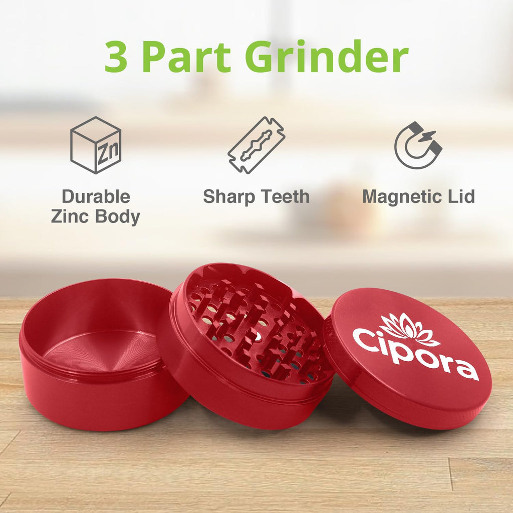 2.5" Manual Grinder (Silver)