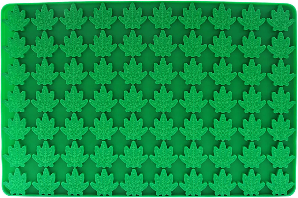 70 Cavity Leaf Silicone Molds | Food Grade, 3D Leaf Design, For Chocolates & Gummies, Cake Decorations, Snacks