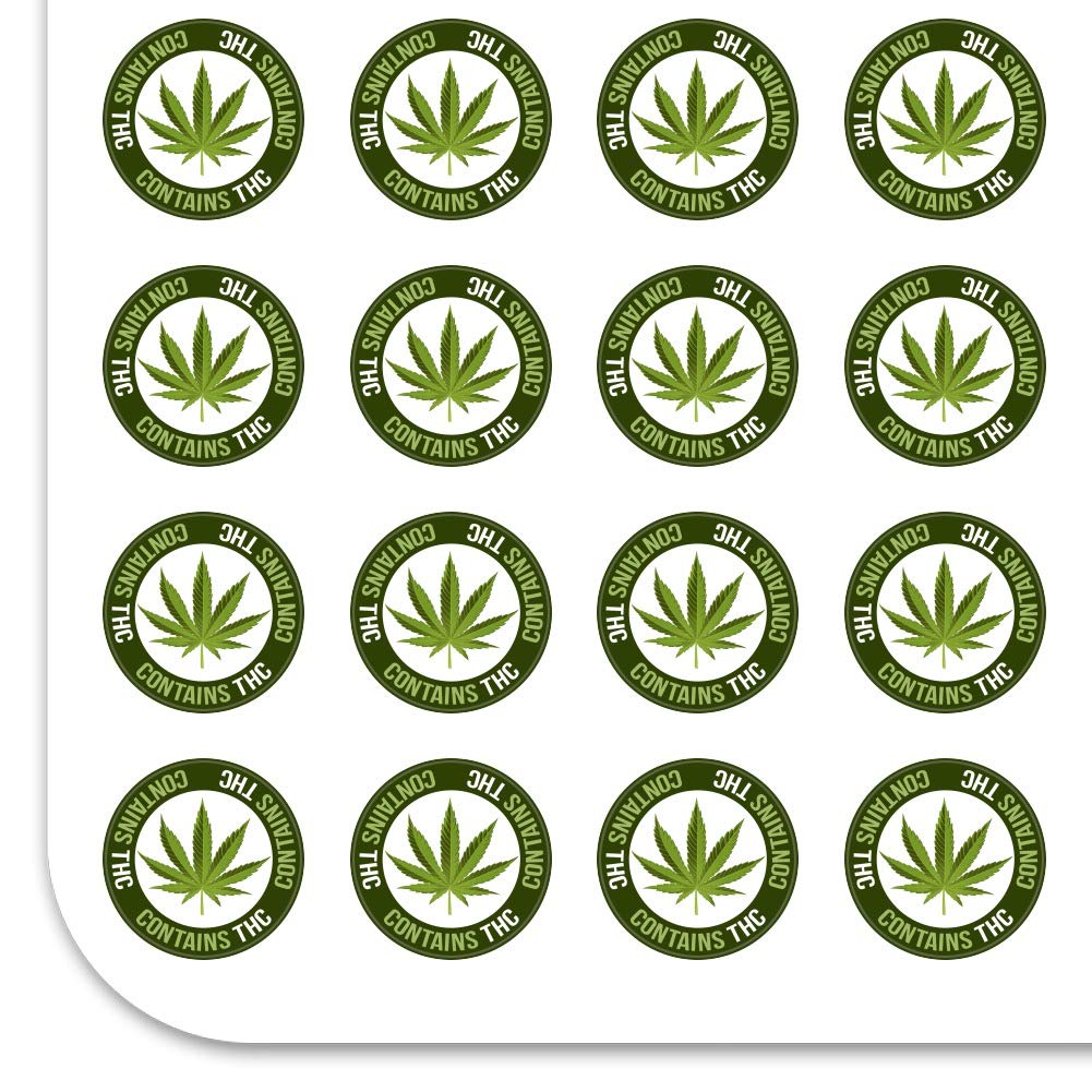 Contains THC Cannabis Marijuana Pot Planner Calendar Scrapbooking Crafting