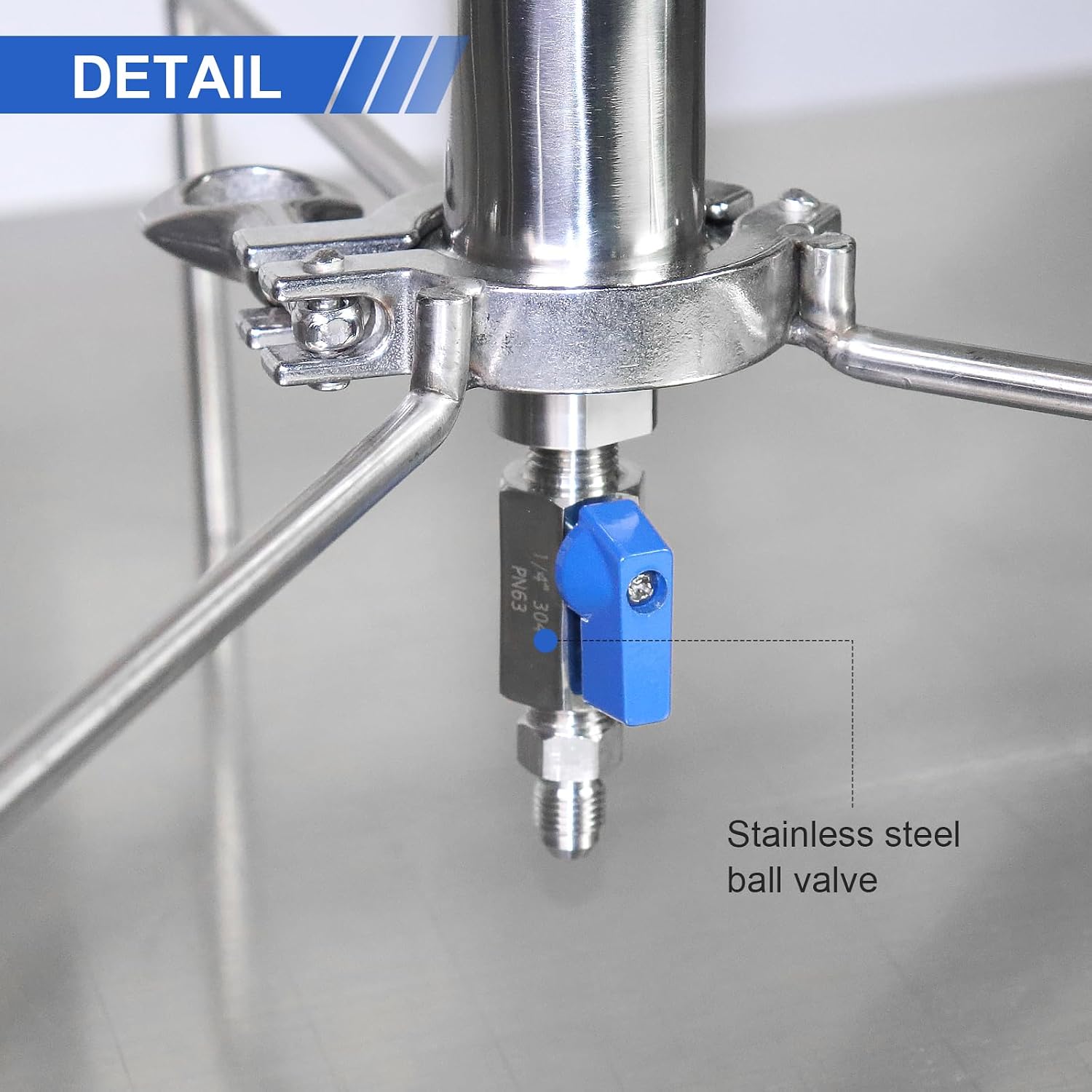 Closed Loop Extractor, with Tripod and Pressure Pipe Extractor Kit for Extract from Plant Leaves, Stainless Steel Vacuum Chamber/Tube 45 Gram