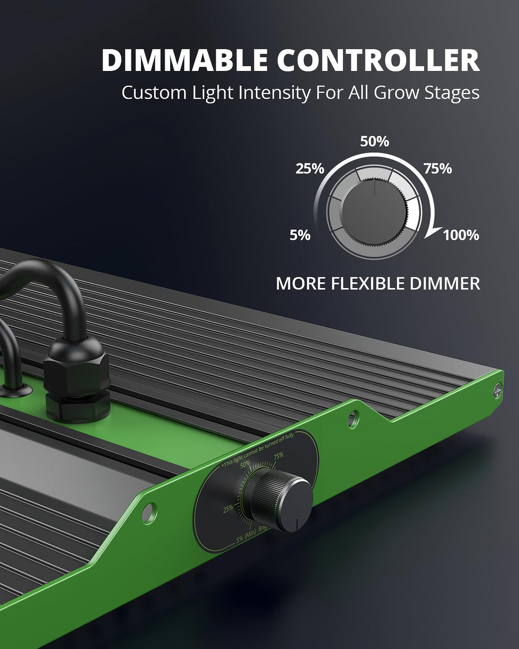 70 Watt Grow Light, Dimmable Plant Light, LED Grow Lights for Indoor Plants | VIPARSPECTRA P700 Full Spectrum Growing Lamp Seed Starting Seedlings Vegetable, 11000 Lumens Small Hanging for 2x2 Grow Tent