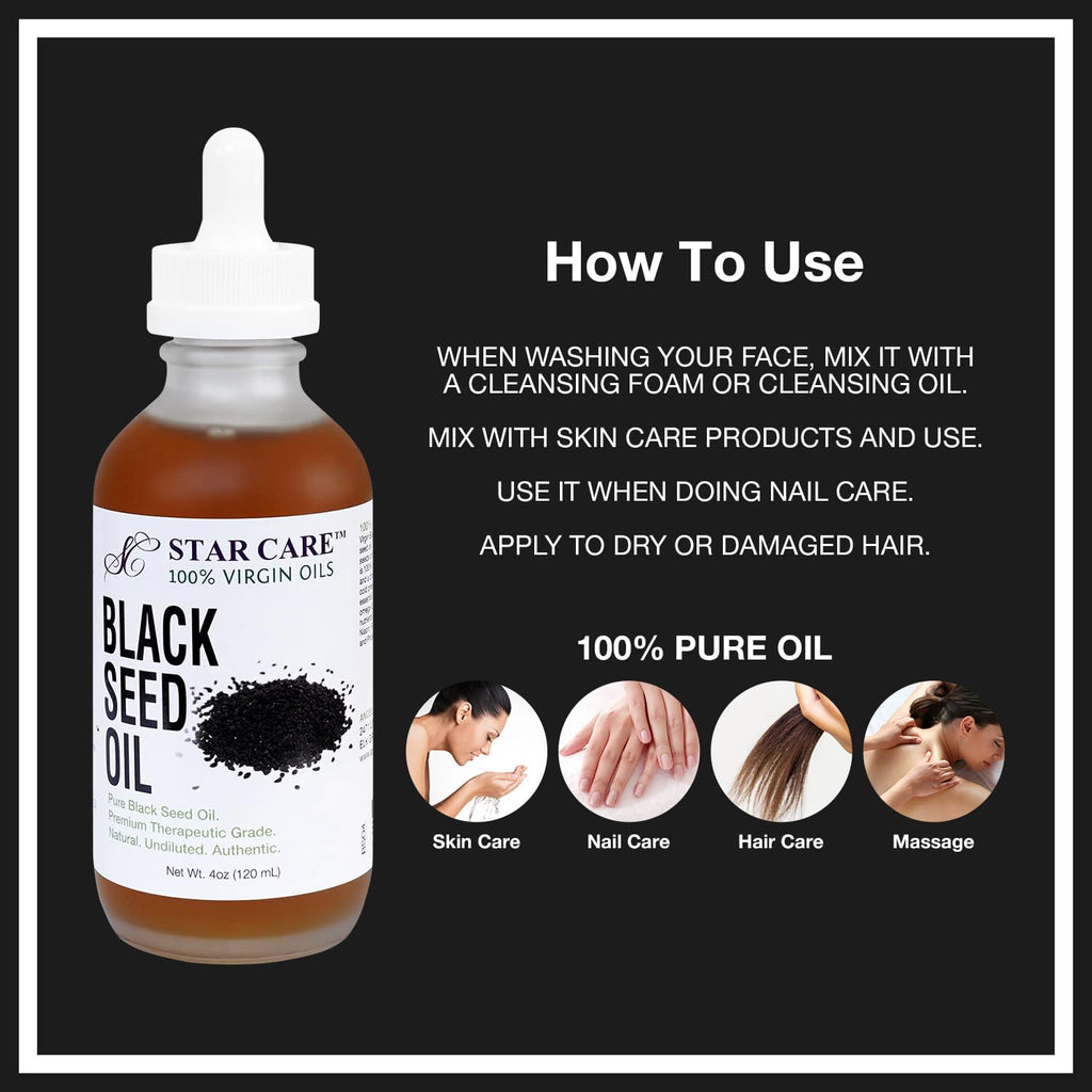 100% Virgin Hemp Oil Pure Cannabis Sativa Seed Oil for Face, Body, Hair, and Nails – Made in USA, 4oz (120ml)