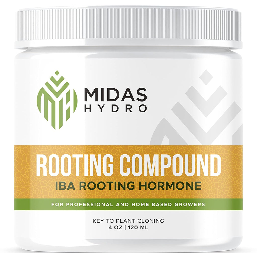 Rooting Hormone for Cuttings – .35 IBA Rooting Hormone - Cloning Gel Key to Plant Cloning - Midas Hydro Fast Growth Progatating Gel for Cuttings - Rooting Gel for Professional and Home Based Growers