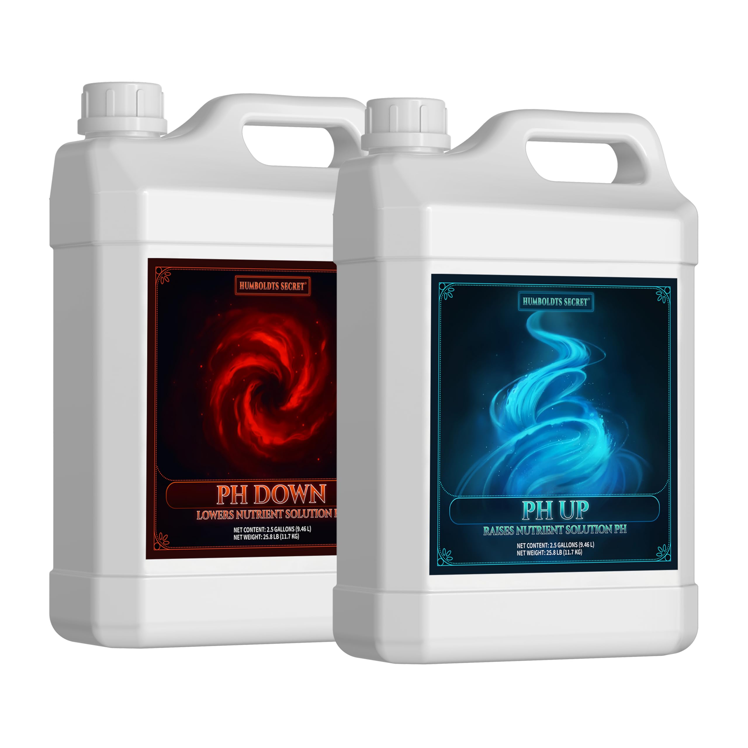 Humboldts Secret pH Up and pH Down Control Kit | Liquid Nutrient Solution Balancer for Plants | for Soil, Hydroponic, Coco, and DWC Systems | Supports Nutrient Absorption and Growth | 8 Ounce