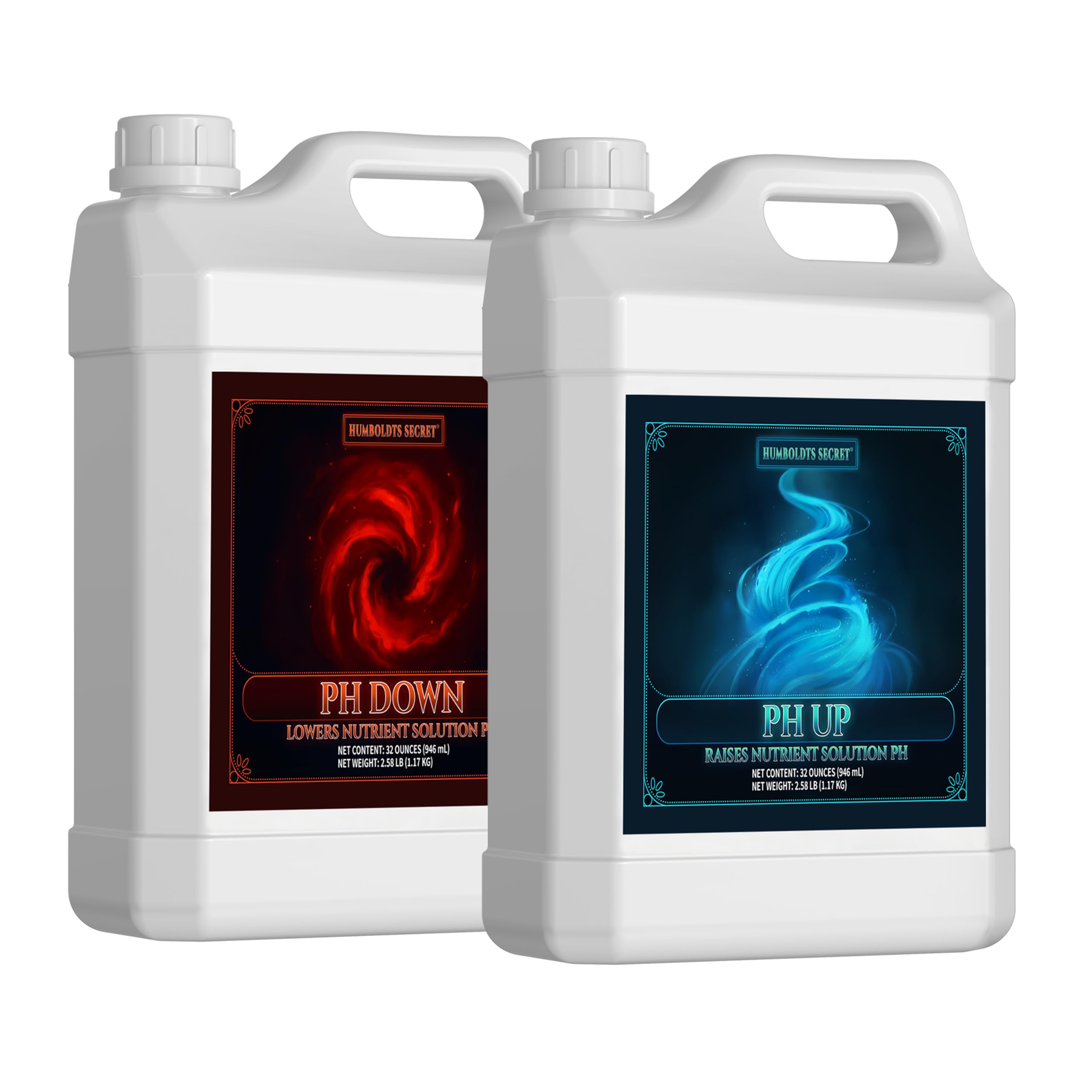 Humboldts Secret pH Up and pH Down Control Kit | Liquid Nutrient Solution Balancer for Plants | for Soil, Hydroponic, Coco, and DWC Systems | Supports Nutrient Absorption and Growth | 8 Ounce