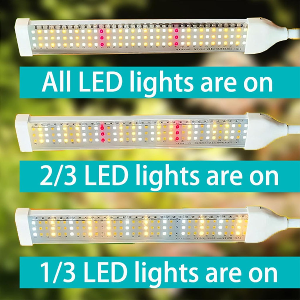 420 LED Grow Lights for Indoor Plants Full Spectrum, LED Plant Light with Stand, Adjustable Height, Plant Grow Lights with Auto 4/8/12/H Timer for Indoor Tall Plants. (420 LEDs)