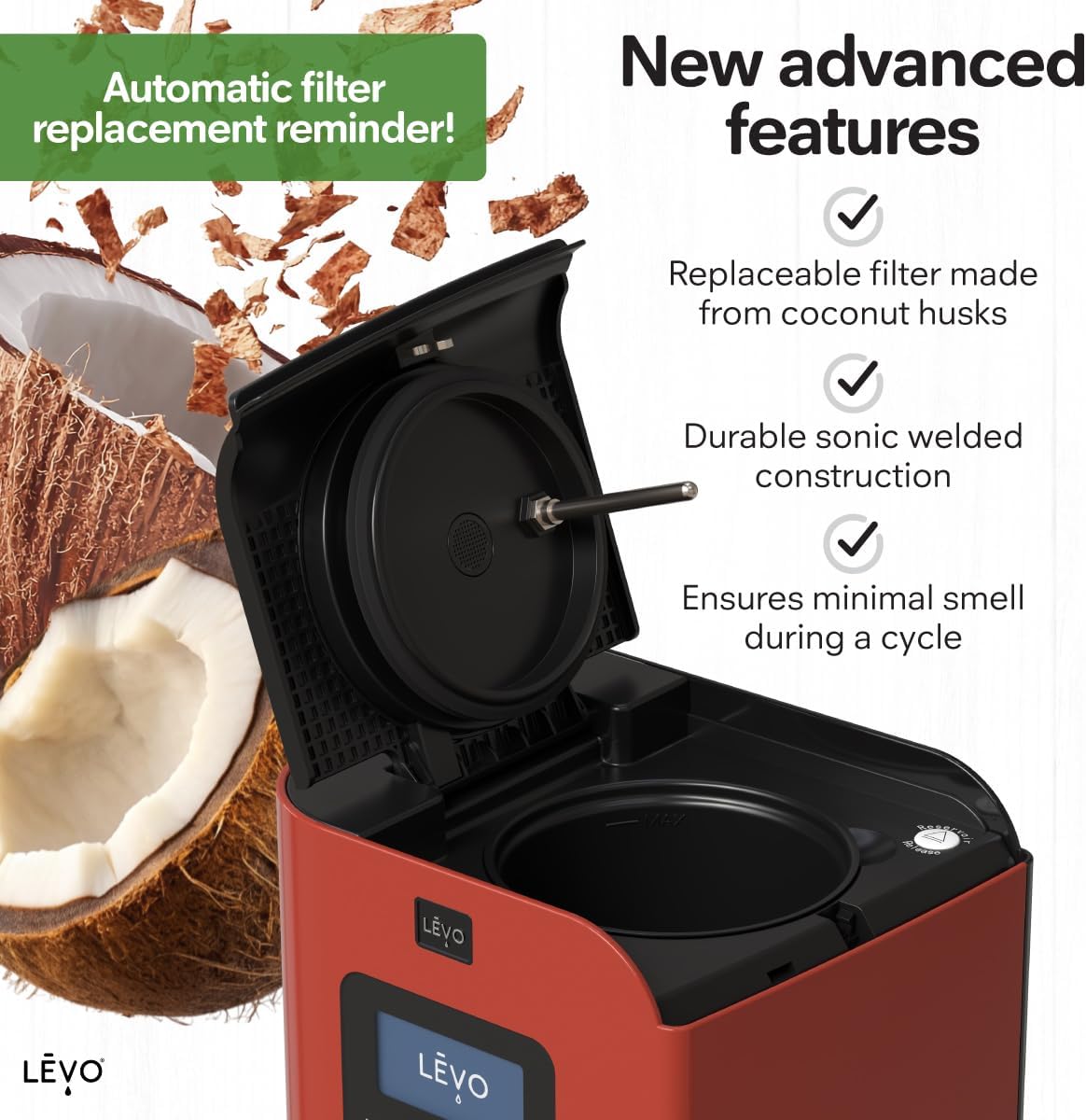 LEVO II+ (Licorice Black) - Herbal Oil Infusion Machine Plus Filter Technology - Botanical Extractor, Herb Dryer, Decarboxylator, Oil Infuser - Easy Edible Infusion Maker for Gummies, Brownies & More