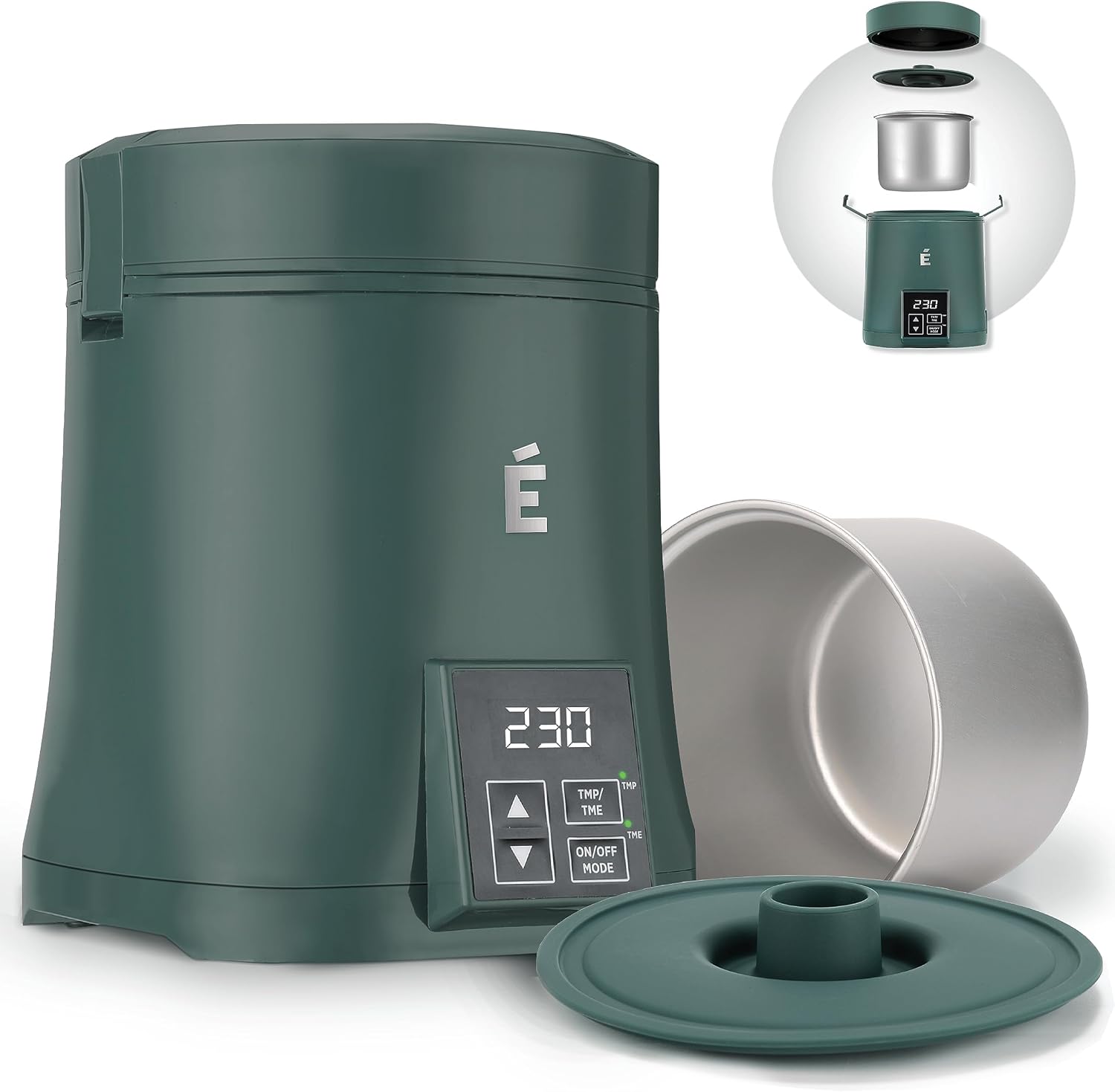 2 in 1 Herb Decarboxylator Infuser - 2oz Decarb Machine for Butter Infusion | 2-in-1 herbal infuser and decarboxylator for making butter, oil, and tinctures with precise temperature control for home use