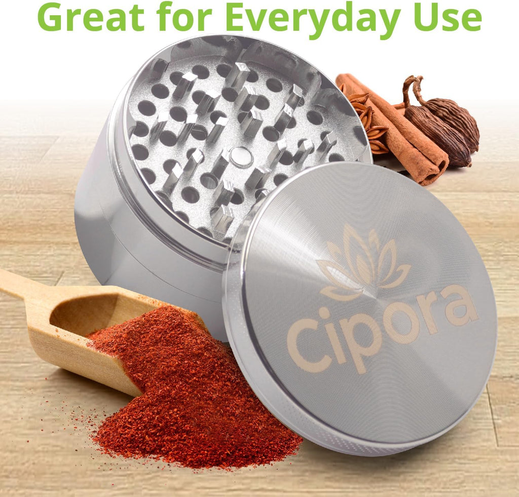 2.5" Manual Grinder (Silver)
