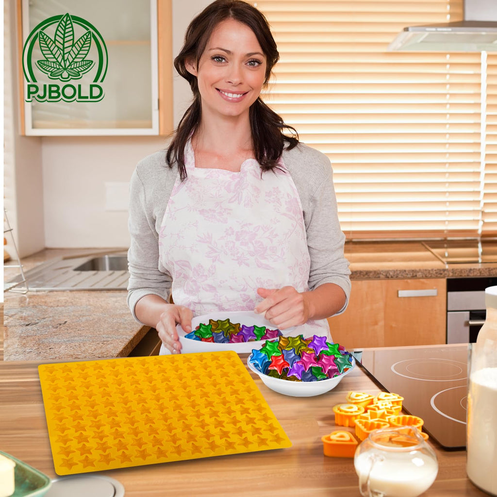 Marijuana Leaf Silicone Candy Mold - Half Sheet