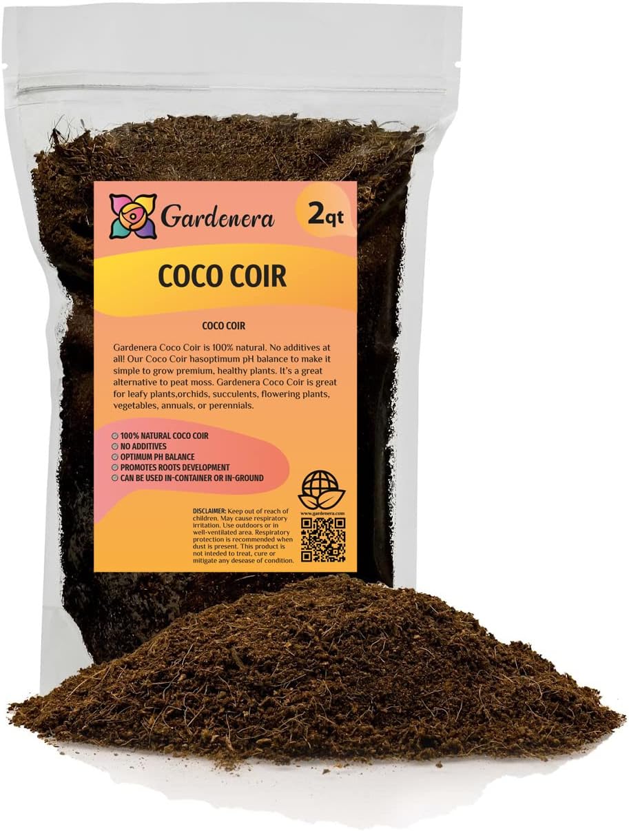 Premium JUST-ADD-Water Potting Soil Mix - Optimal Nutrient-Rich Blend for Thriving and HIGH-Yield Herbal Plants - 3 Quart