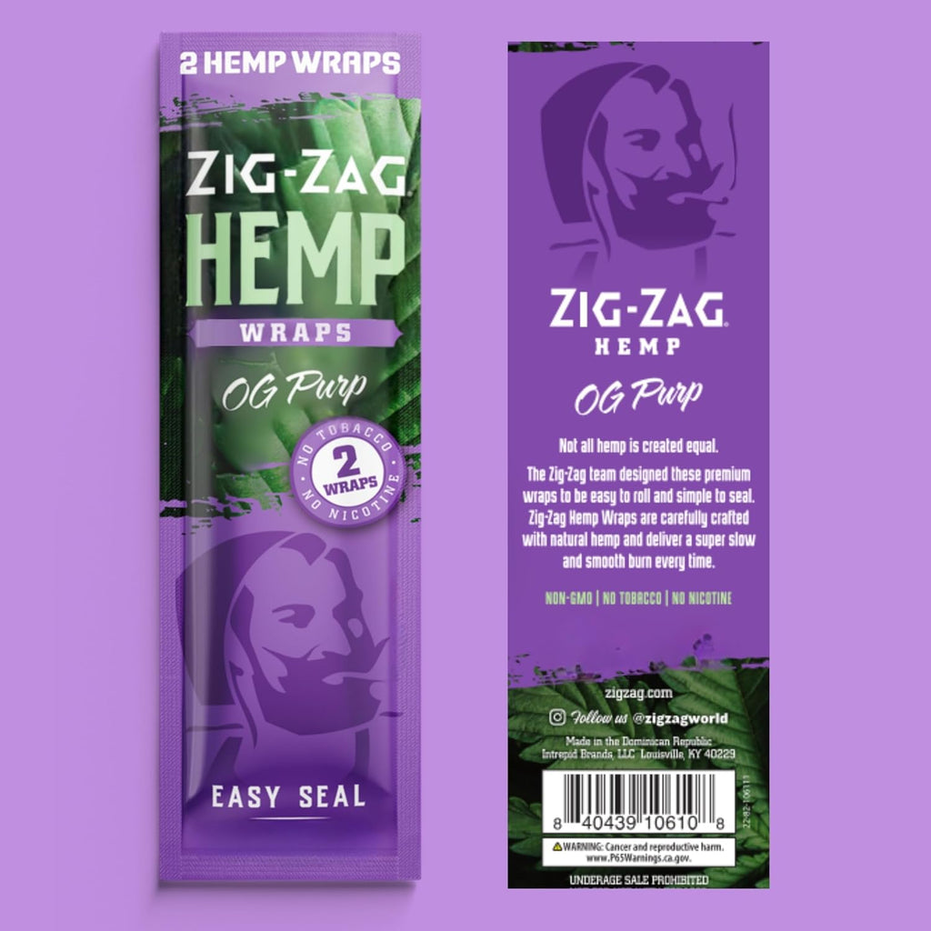 ZIG-ZAG Hemp Wraps, Summer Slice, 25-Pack