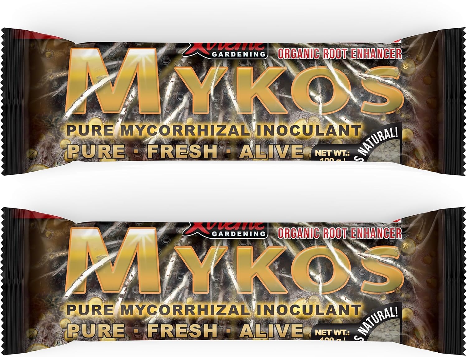 Xtreme Gardening Mykos Mycorrhizae for Plants- Granular Mycorrhizal Fungi Root Inoculant, OMRI Listed Organic Biofertilizer for Stronger Roots & Nutrient Uptake (2.2 lbs)