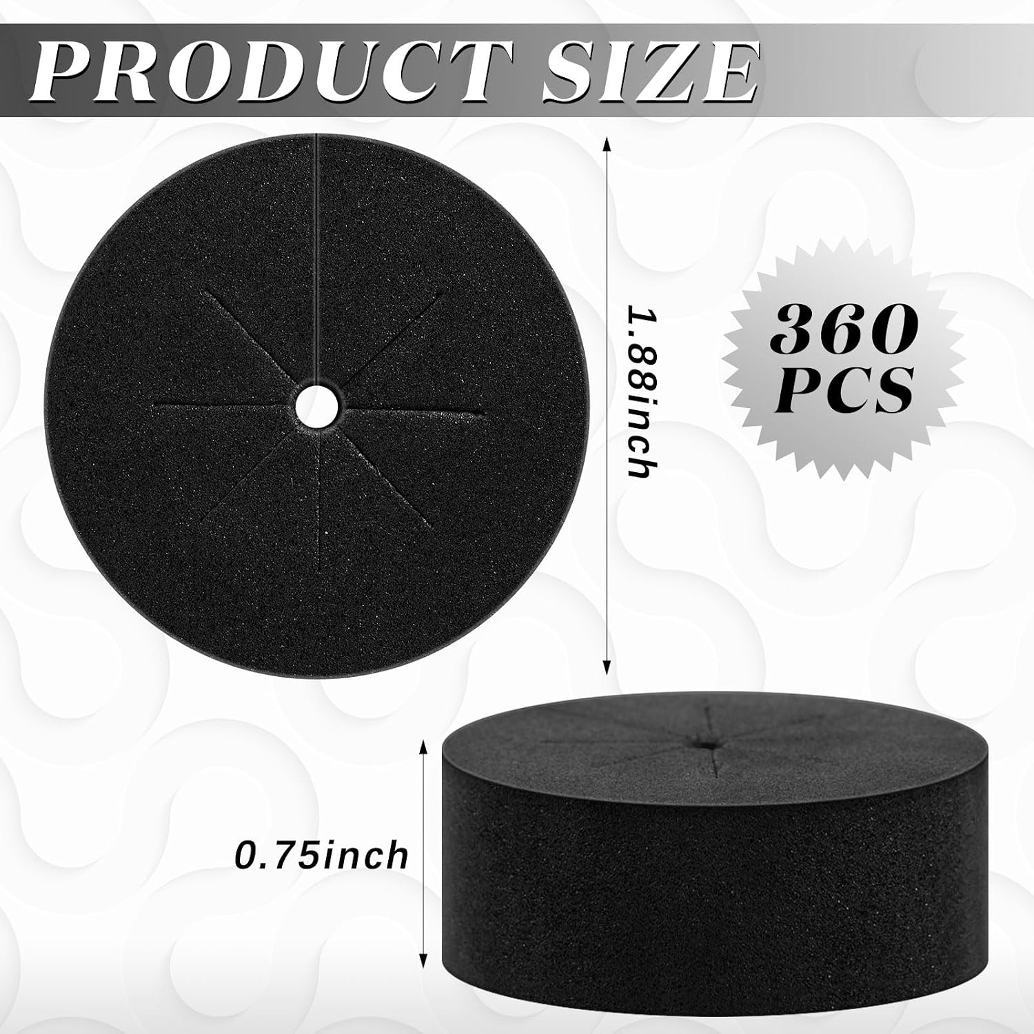 Lallisa 240 Pcs Clone Collars 2 Inch Foam Inserts for Hydroponic Cloning Machines Fits 2" Net Pots Reusable Collars for Hydroponics Plant Germination in DIY Cloner and Clone Machines (Multicolor)